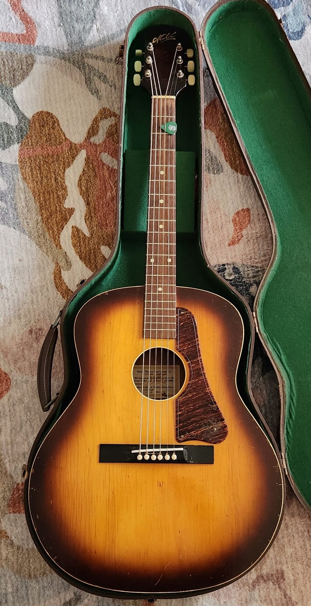 Maton guitar collection including Coolibah and MS1100