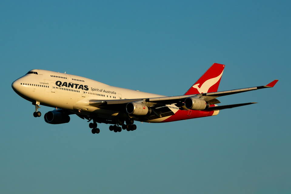 Qantas Boeing 747-438 promotion