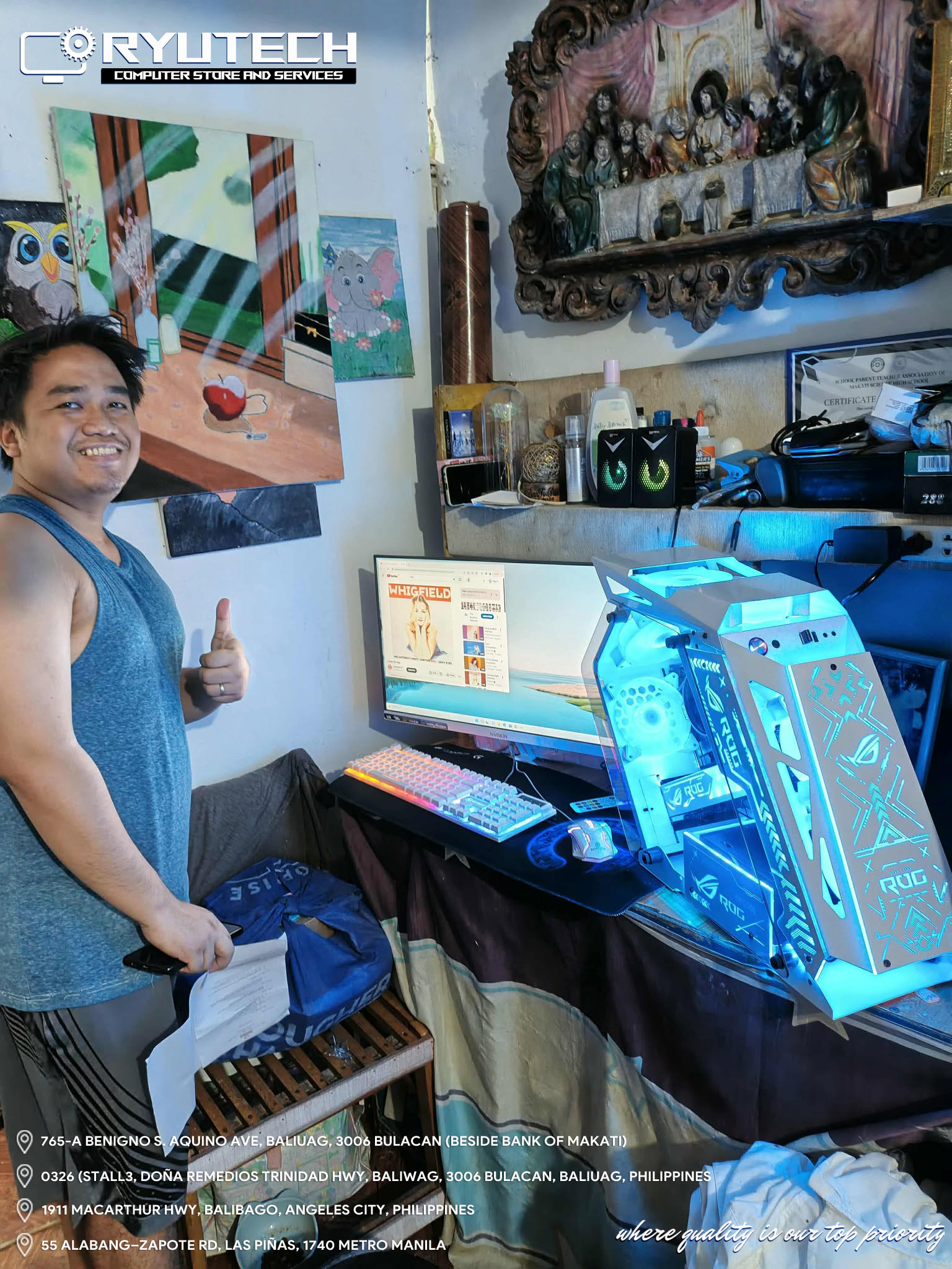 Ryutech - 🚚 Delivered to Dasmariñas! 💻⚡ Another clean and powerful ...