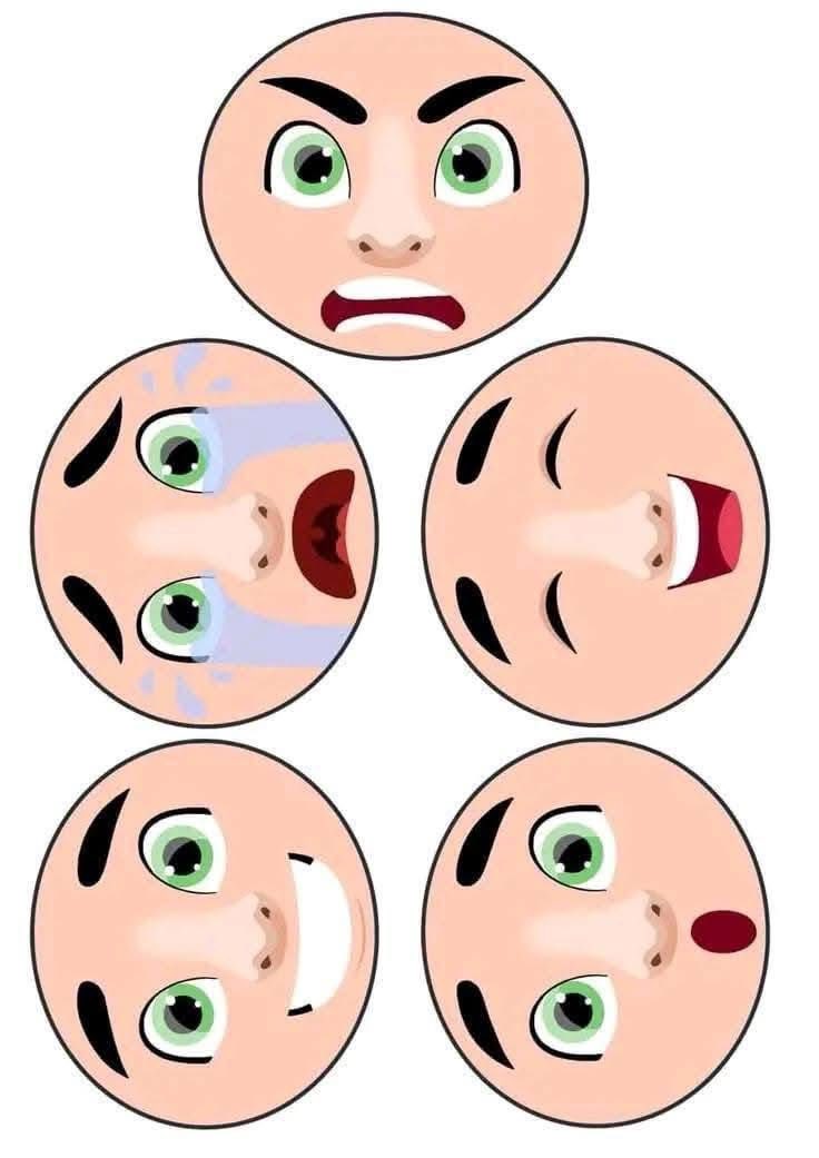 Pegatinas De Fieltro Para Construir Caras – Juego De Emociones Y Creatividad Para Niños En Casa O Escuela