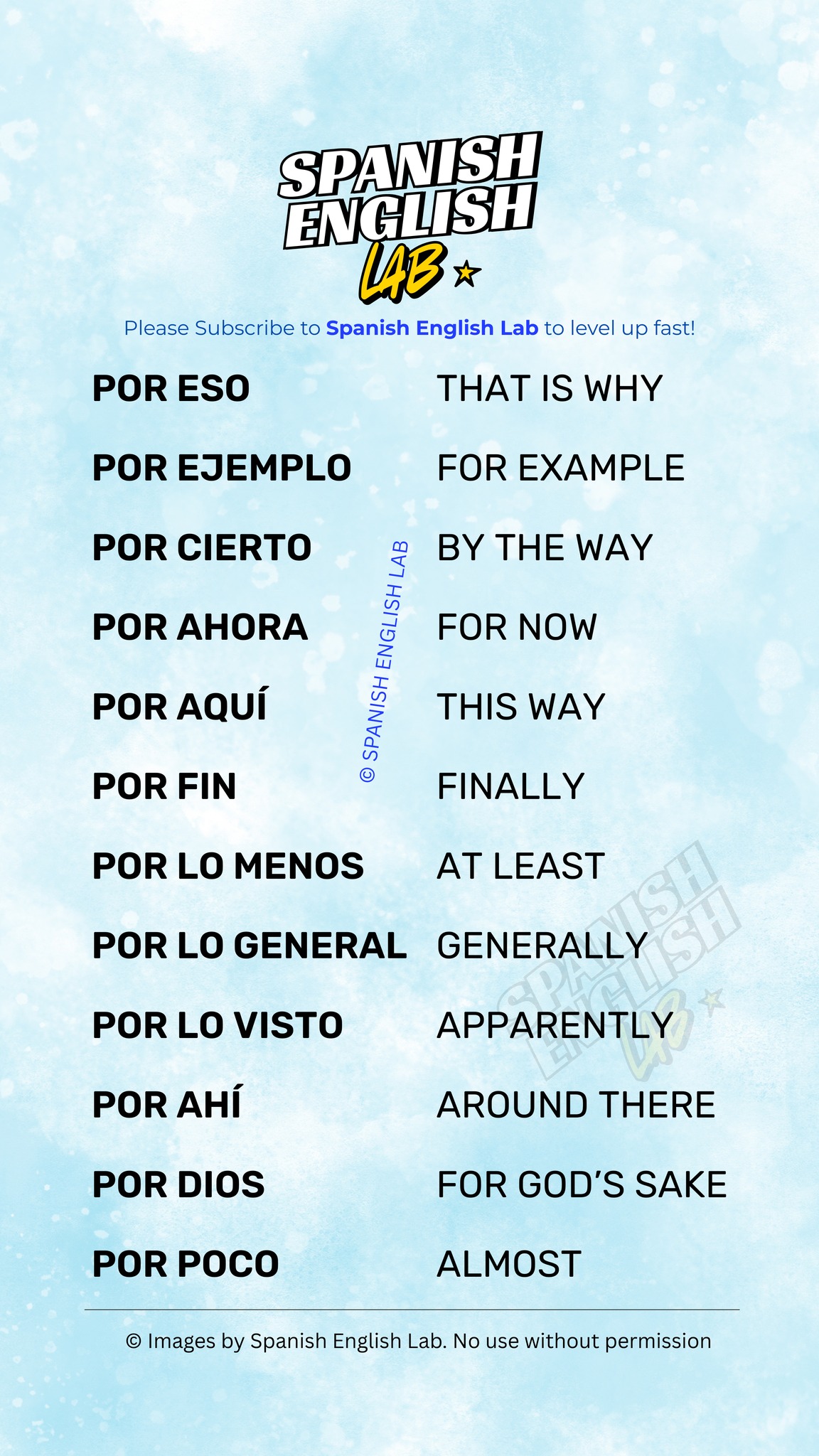 Spanish - Essential Spanish Phrases New to Spanish? Subscribe and level ...