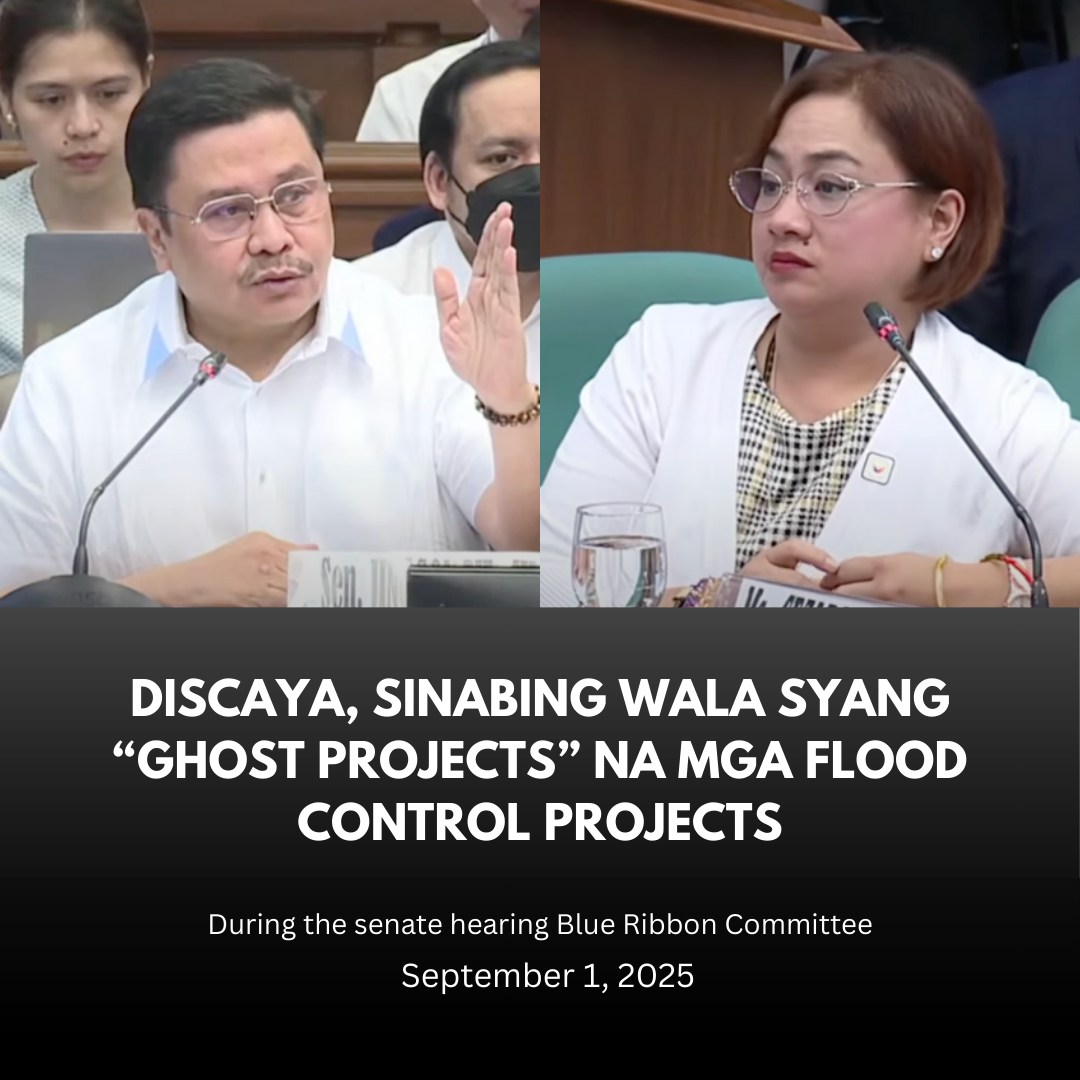 Aksyon Tabloid - DISCAYA, WALANG GHOST PROJECT Mariing... | Facebook