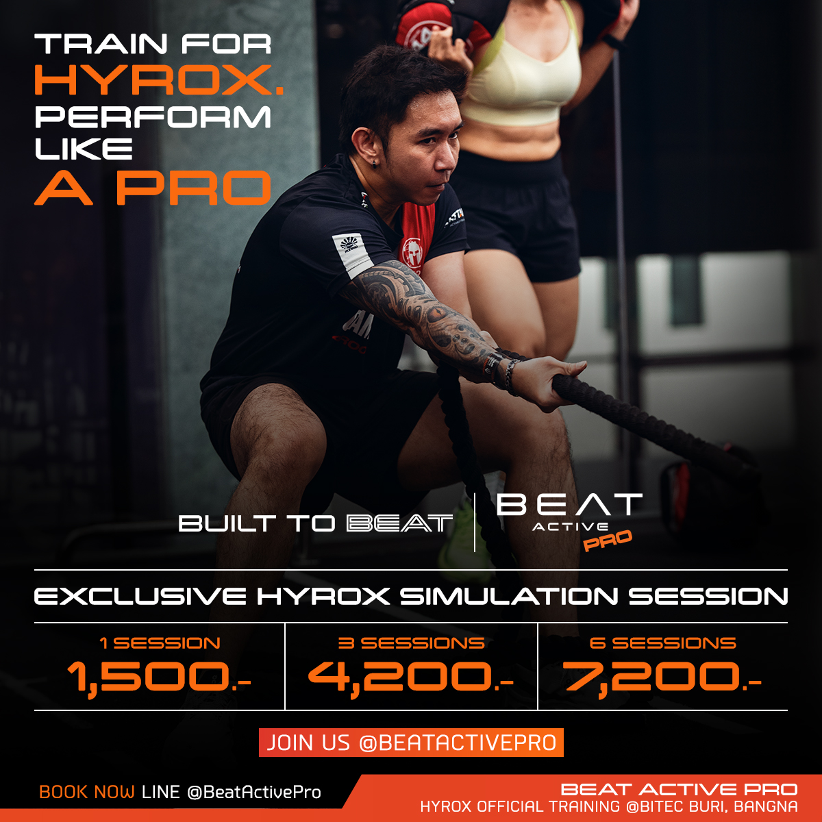 BEAT - 💪 Exclusive HYROX Simulation Session ออกแบบมาเพื่อให้ผู้เข้าร่วม ...