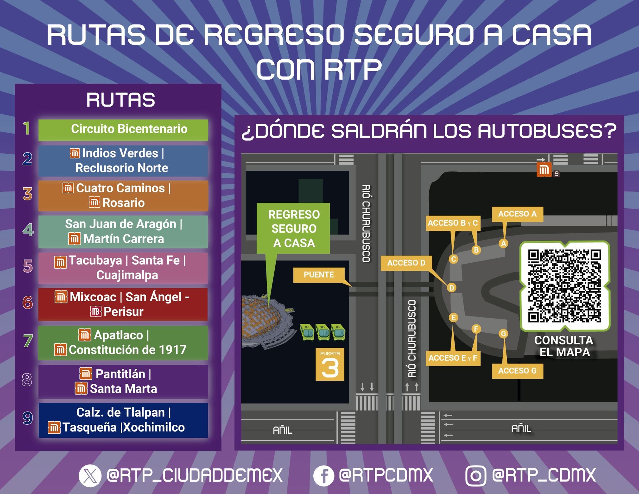 Ubica las rutas de RTP después... - Daniel Arcos Rodríguez | Facebook