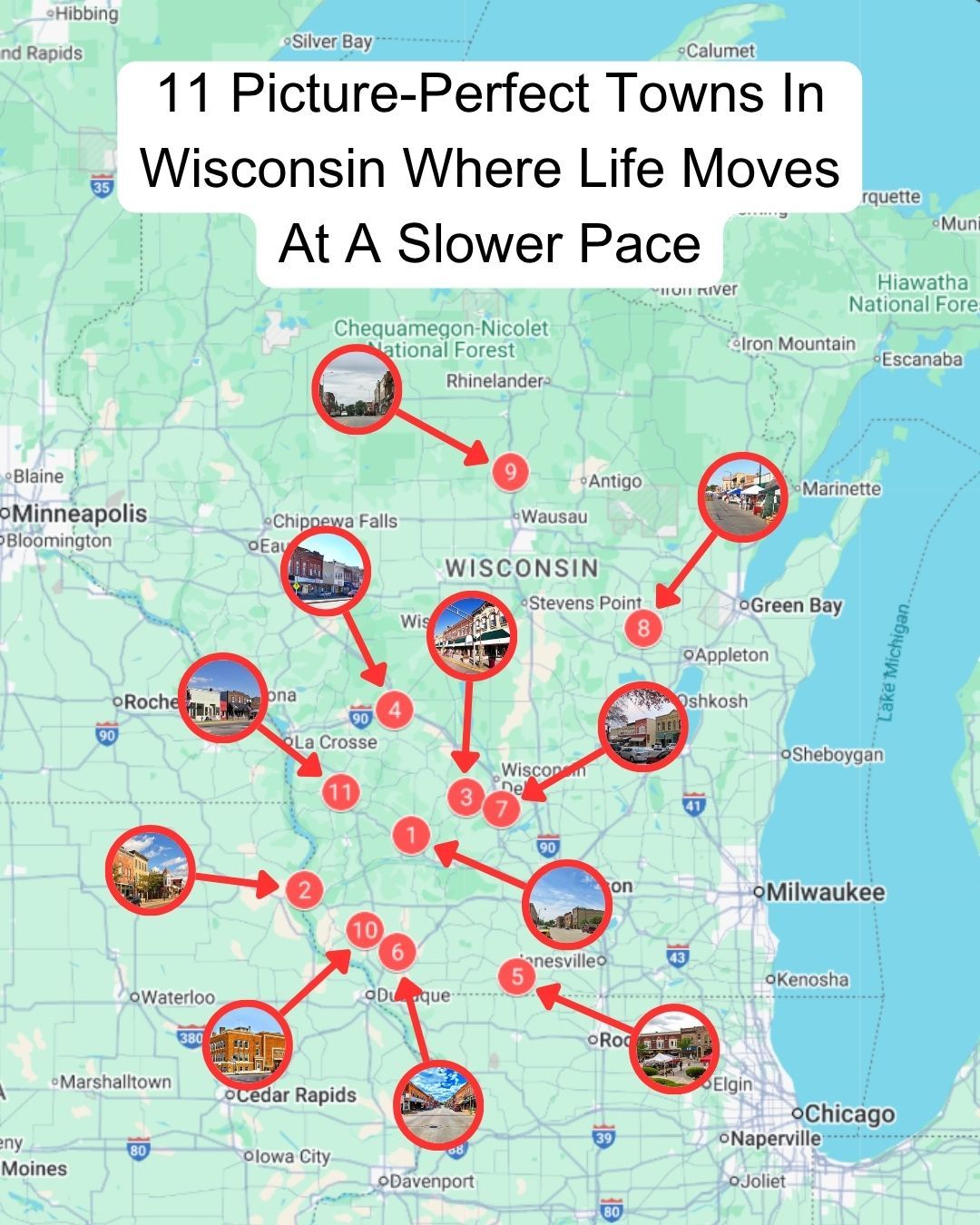 Wisconsin - These towns are picture-perfect and full of peaceful charm ...