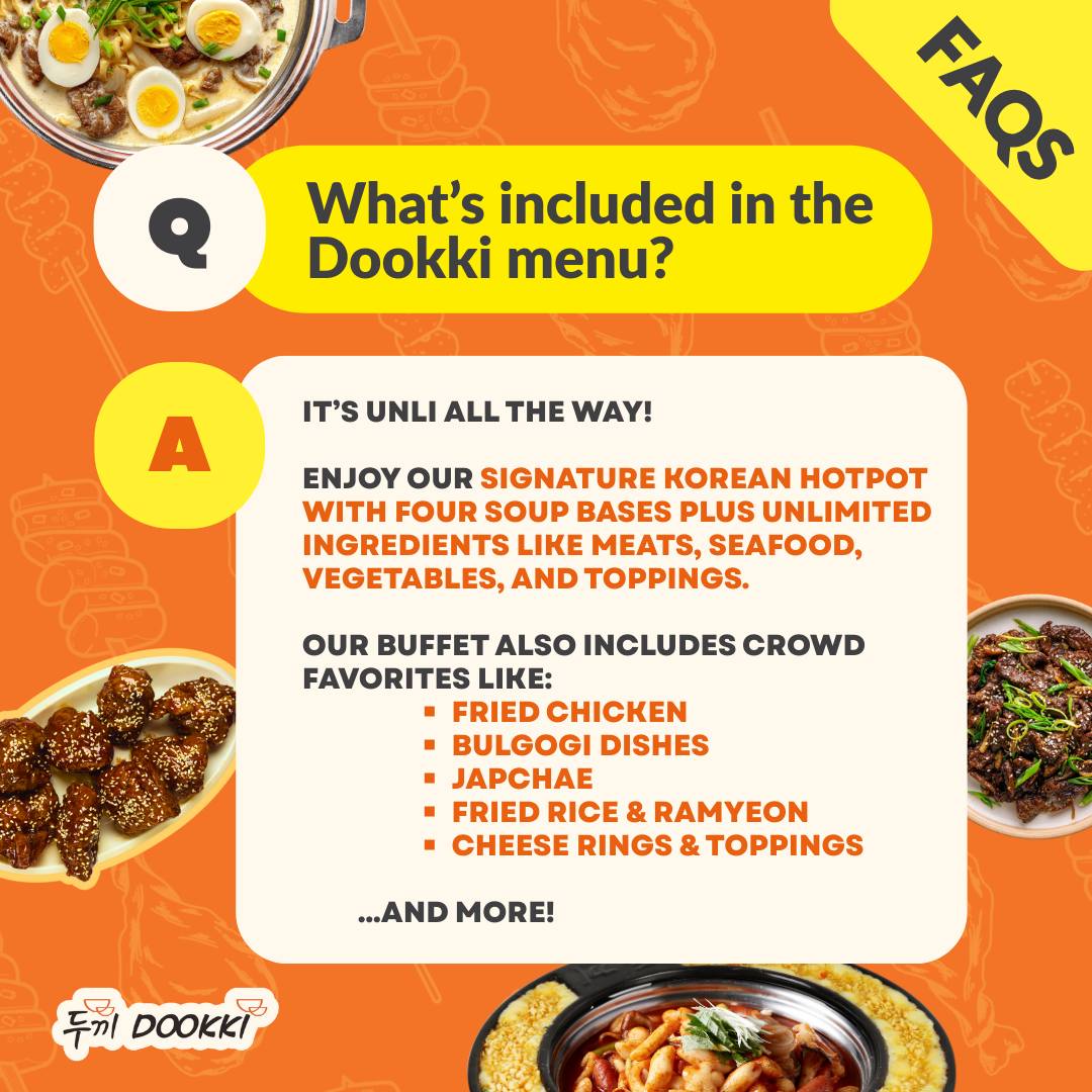 Dookki Unlimited Korean Hotpot and Buffet