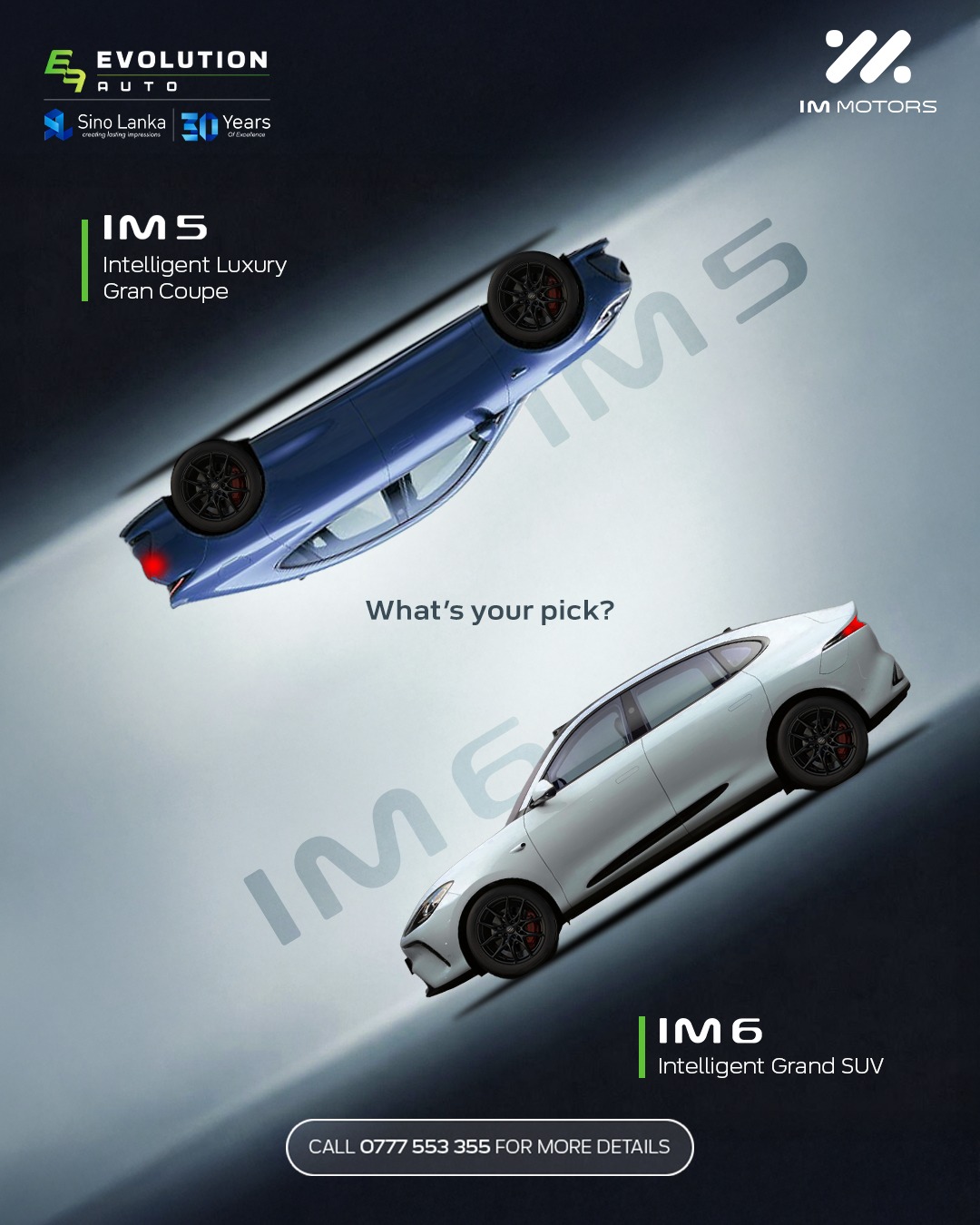 What is your pick?... - IM Motors Sri Lanka - Evolution Auto | Facebook