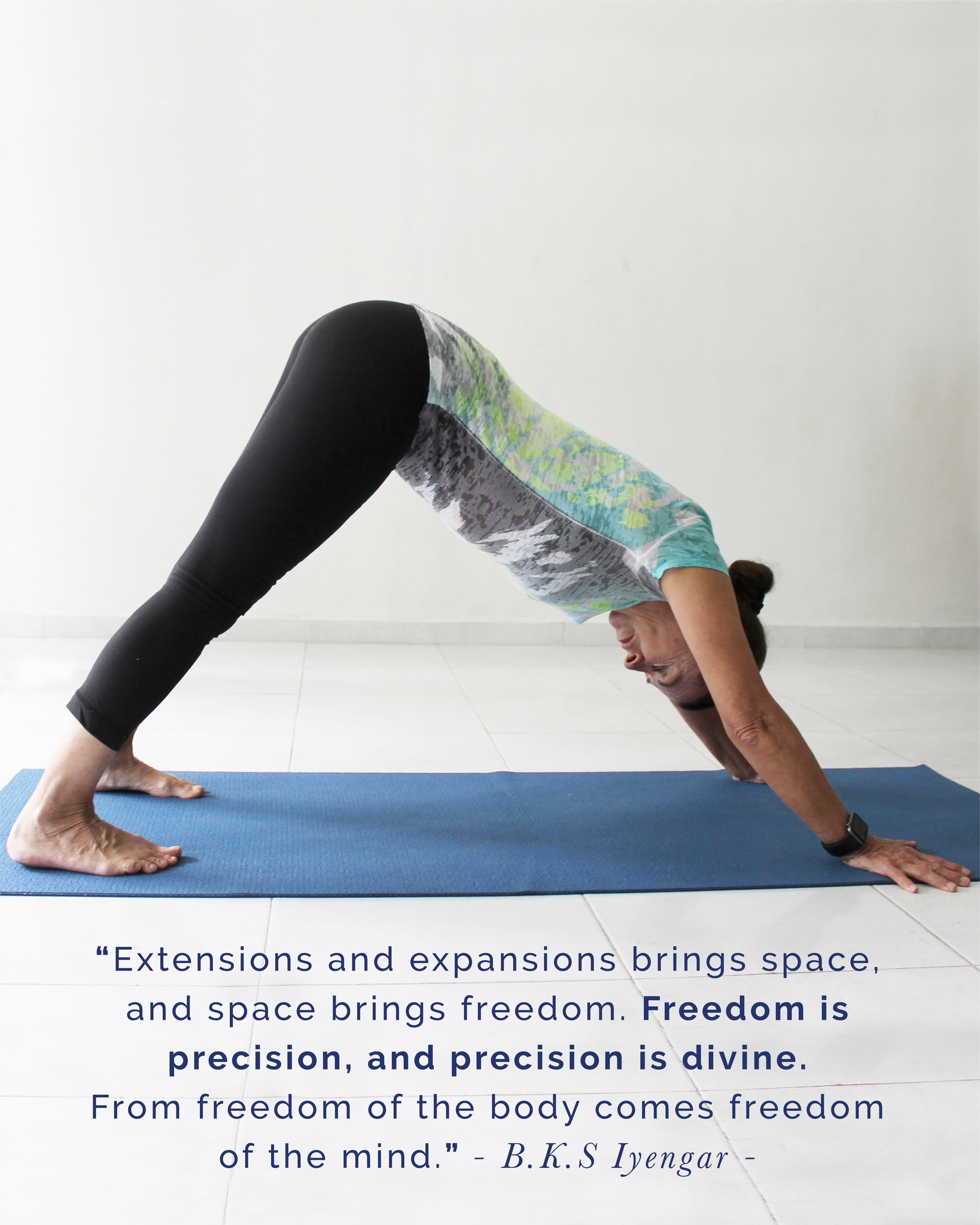 Iyengar - B.K.S. Iyengar consideraba la extensión como una forma de ...
