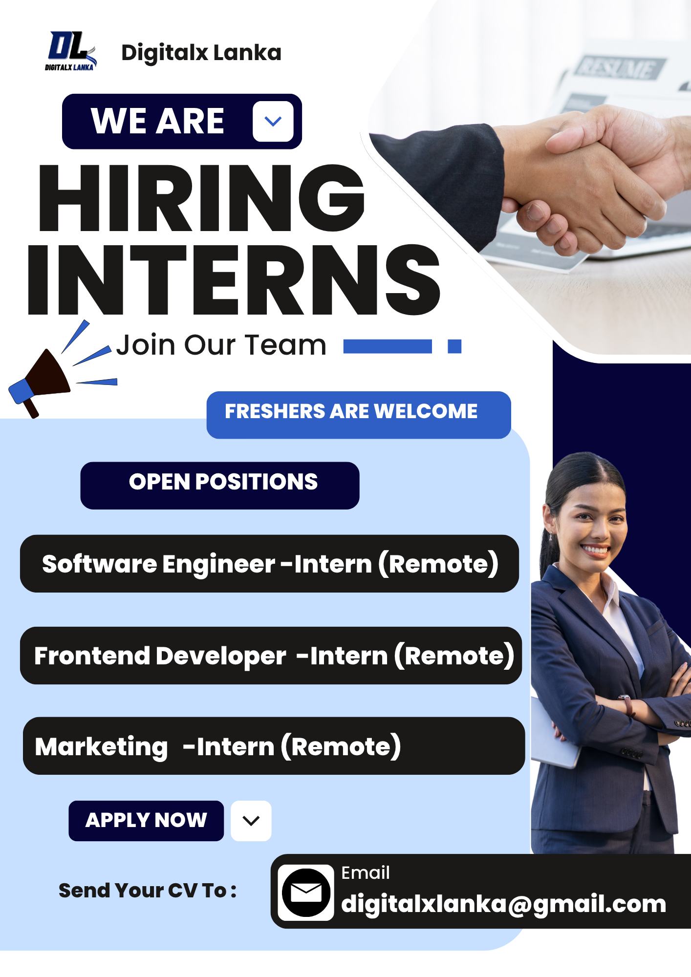 Internship Vacancies in Sri Lanka | Facebook