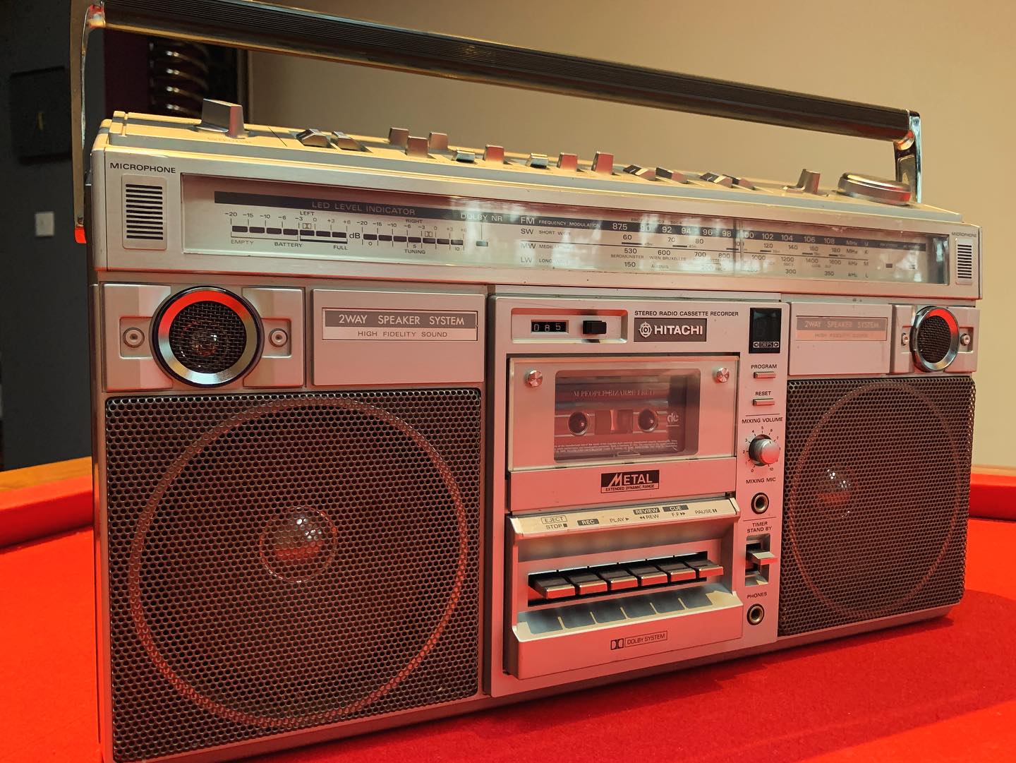 Refurbished Hitachi TRK-8290 boombox for sale