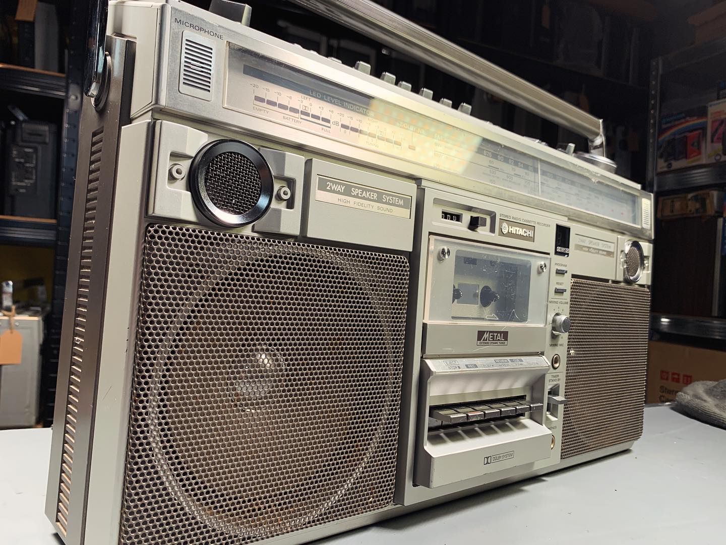 Refurbished Hitachi TRK-8290 boombox for sale