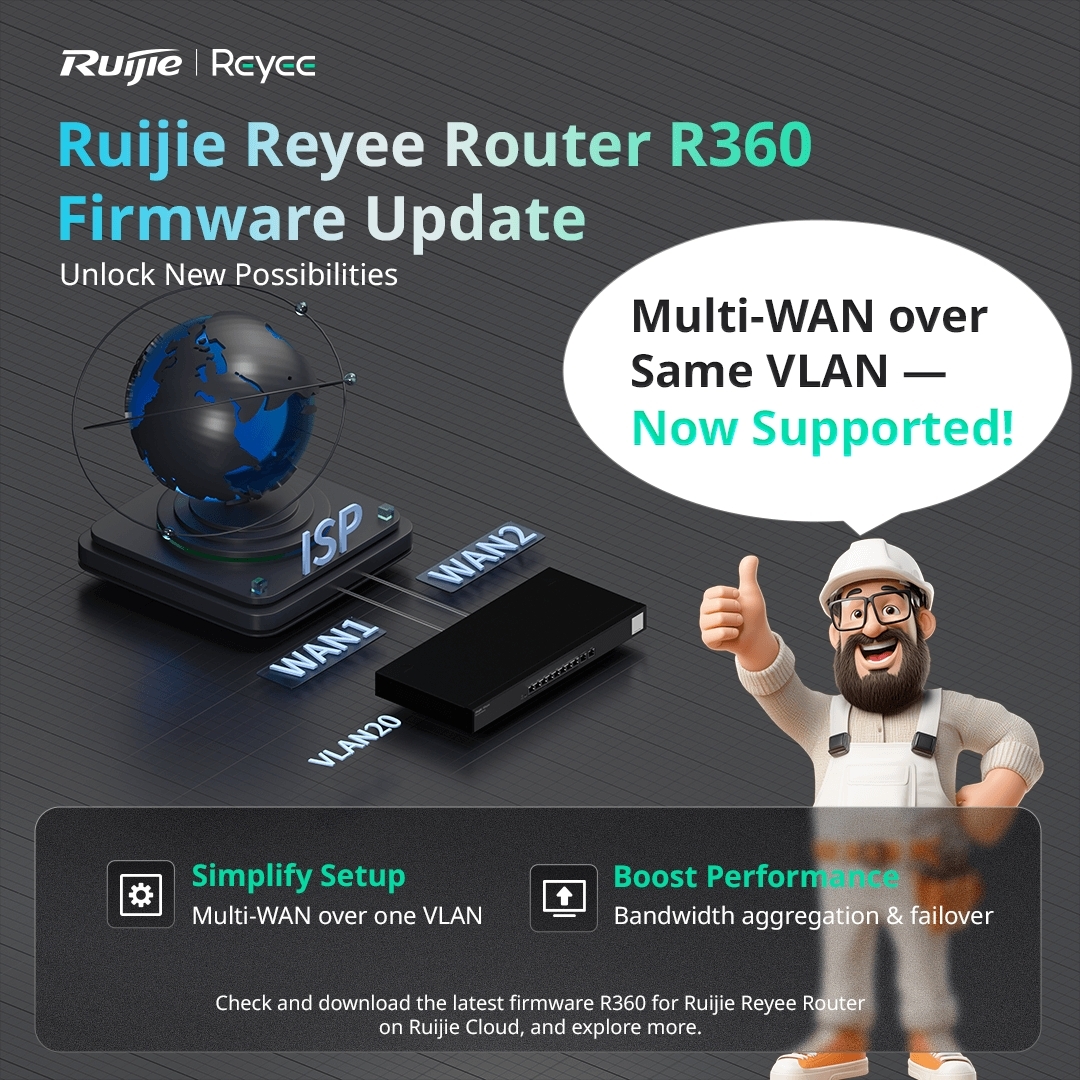 Ruijie - [Fireworks] R360 Firmware Update Now your Reyee router ...