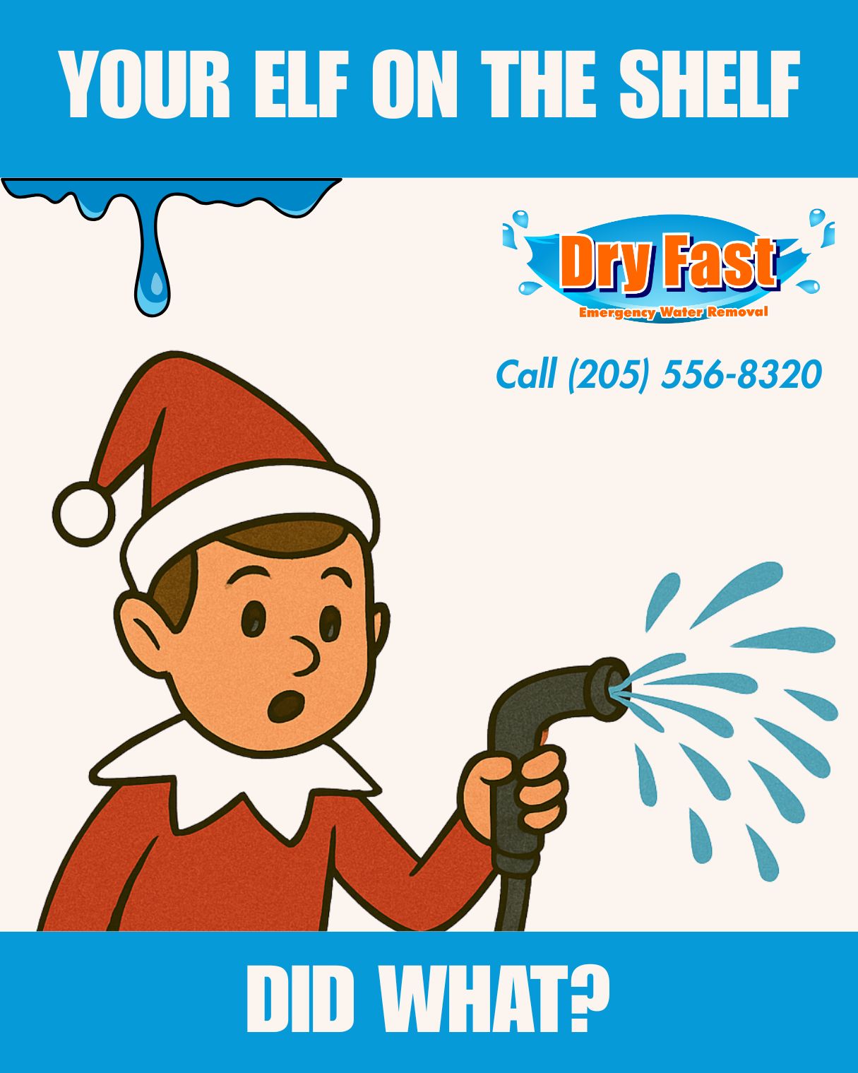 Dry - Did your Elf on the Shelf leave the water running, or overflow ...