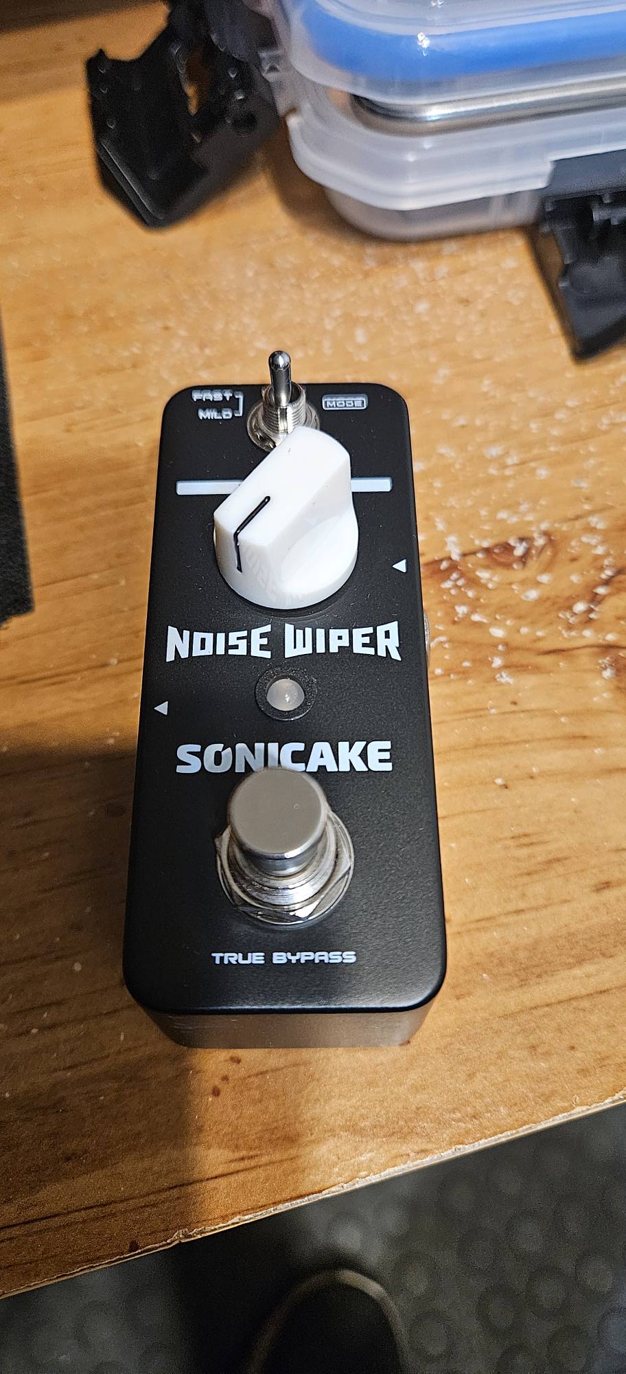 Complete guitar pedal board with Noise Wiper and MXR compressor
