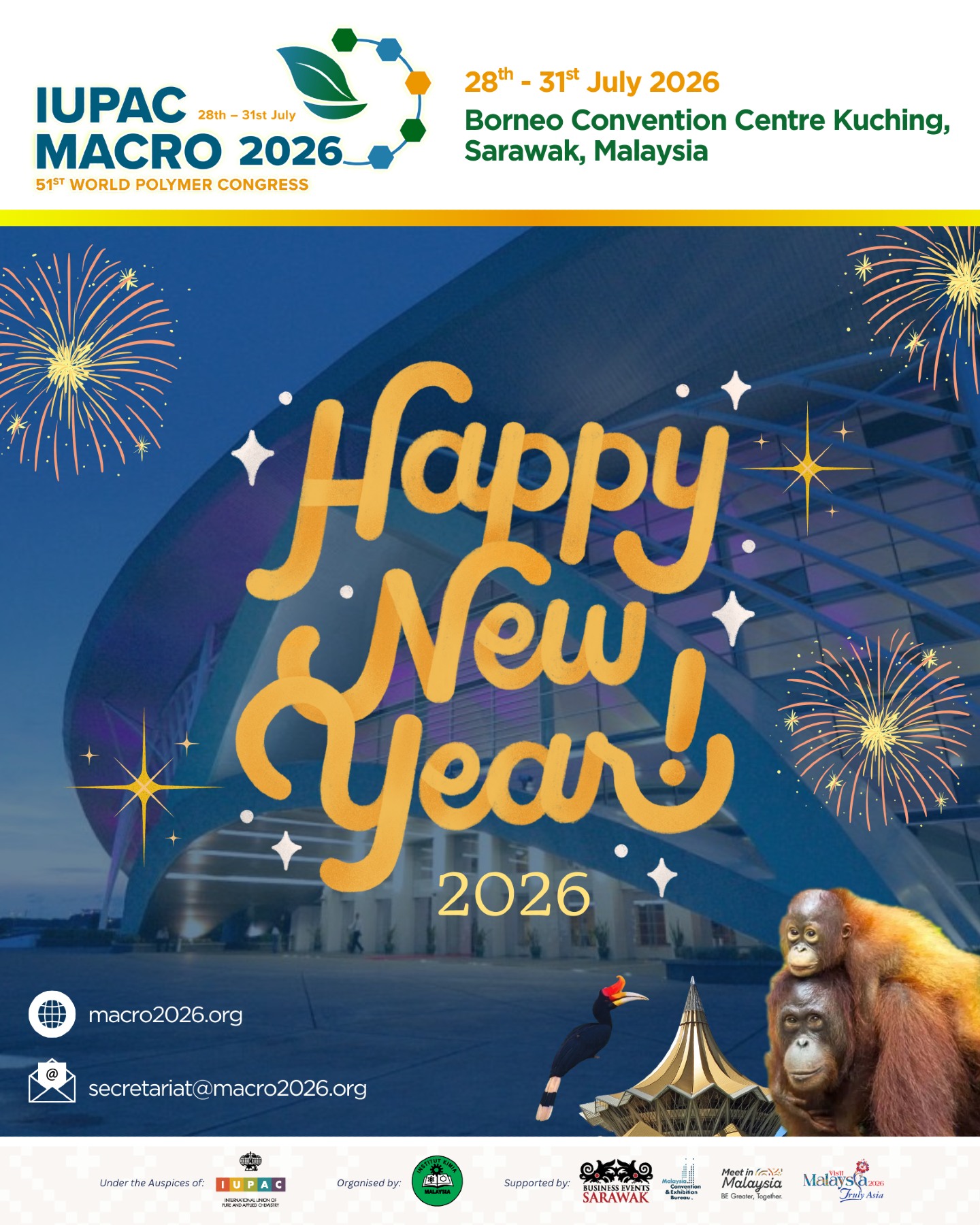 Welco... - 51st IUPAC World Polymer Congress 2026 - MACRO 2026 | Facebook