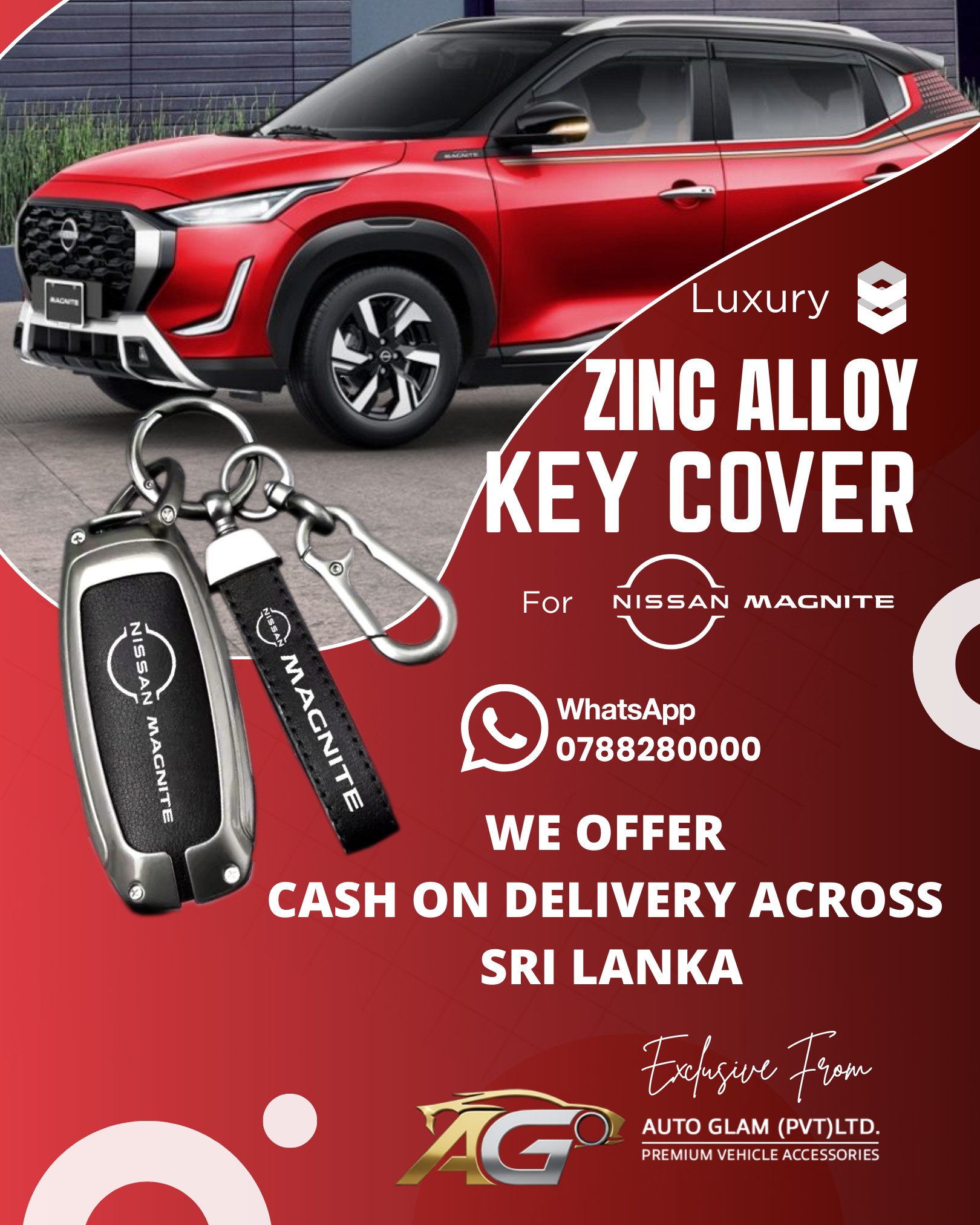 Auto Glam - The only Nissan Magnite branded luxury key... | Facebook