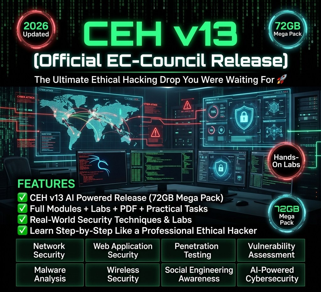 CEH V13 (Certified Ethical Hacker) Official EC-Council Release