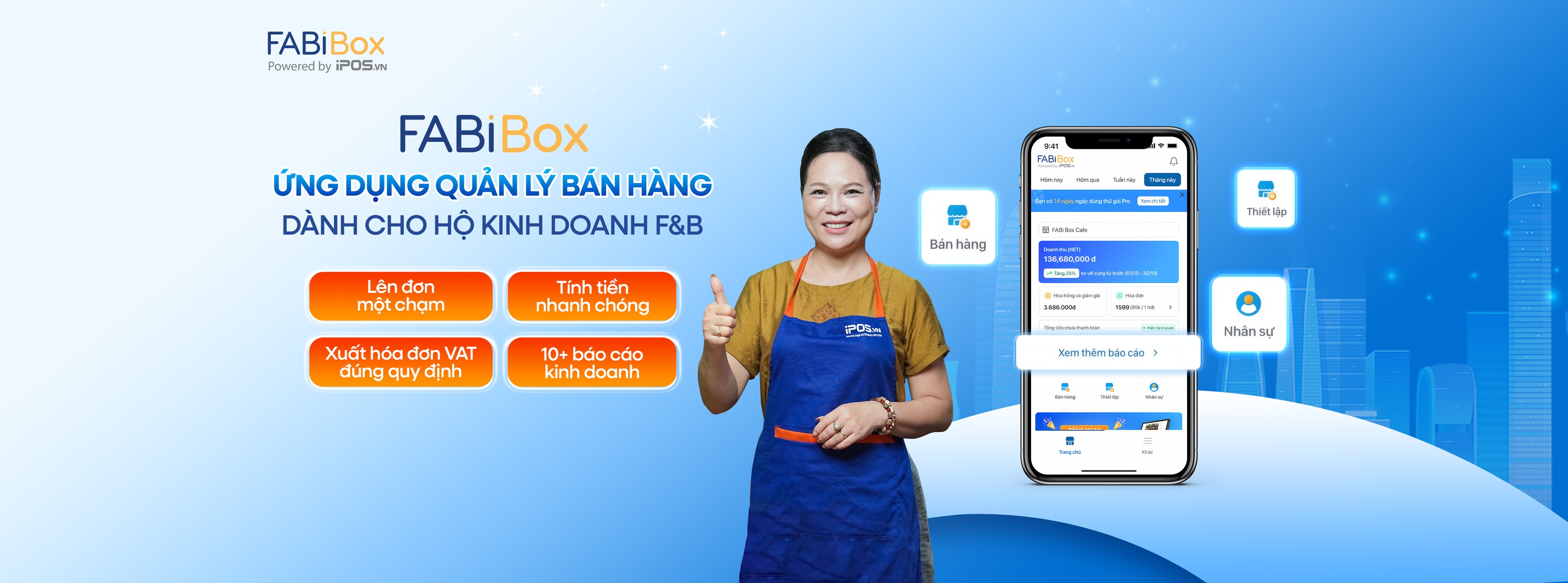 FABiBox - Ứng dụng bán hàng Hộ Kinh doanh F&B