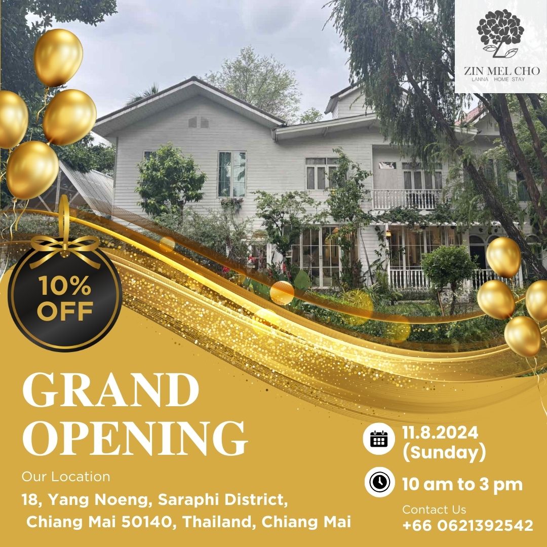 Zin Mel Cho - 📢 Grand Opening Alert! 📢 ️ We are thrilled... | Facebook