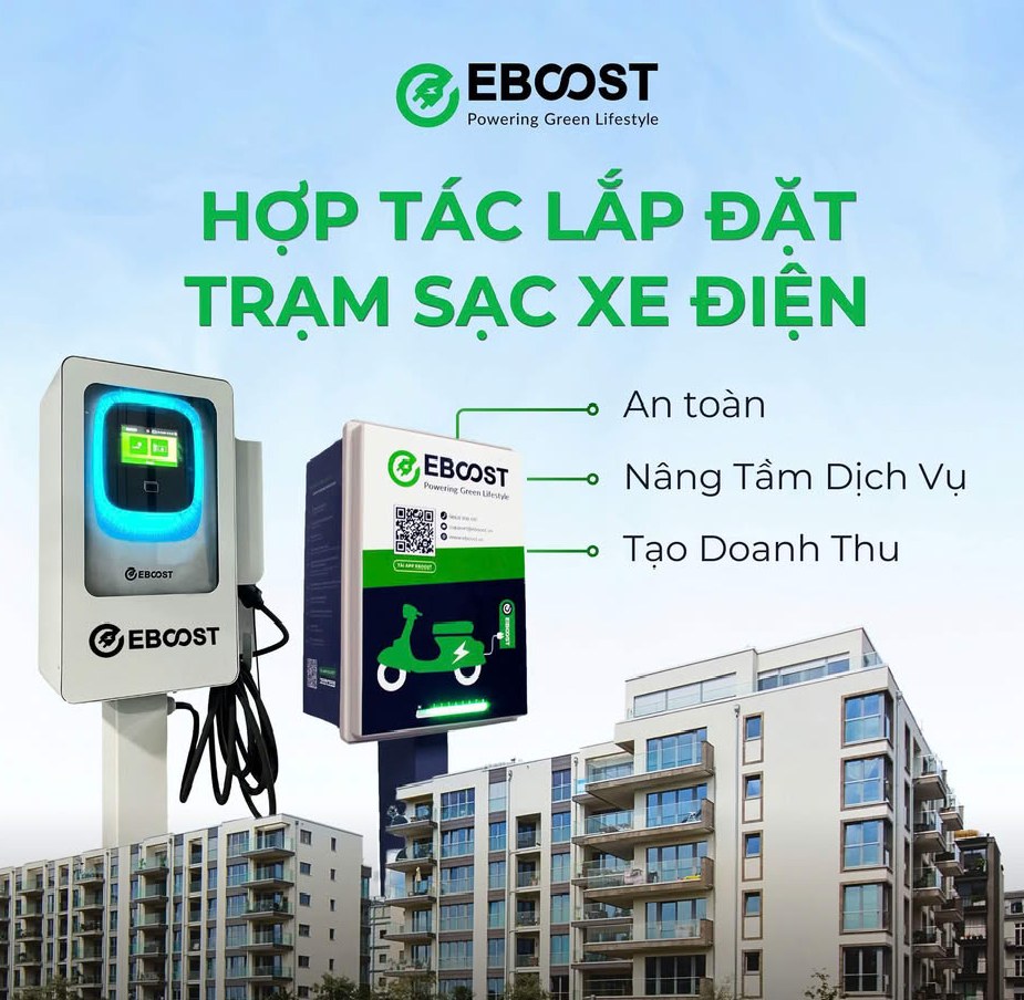 Trạm Sạc Xe Điện EBoost | Ho Chi Minh City