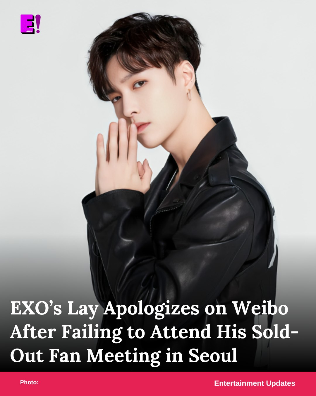 Entertainment - S.KOREA | EXO member Lay has issued a public apology on ...