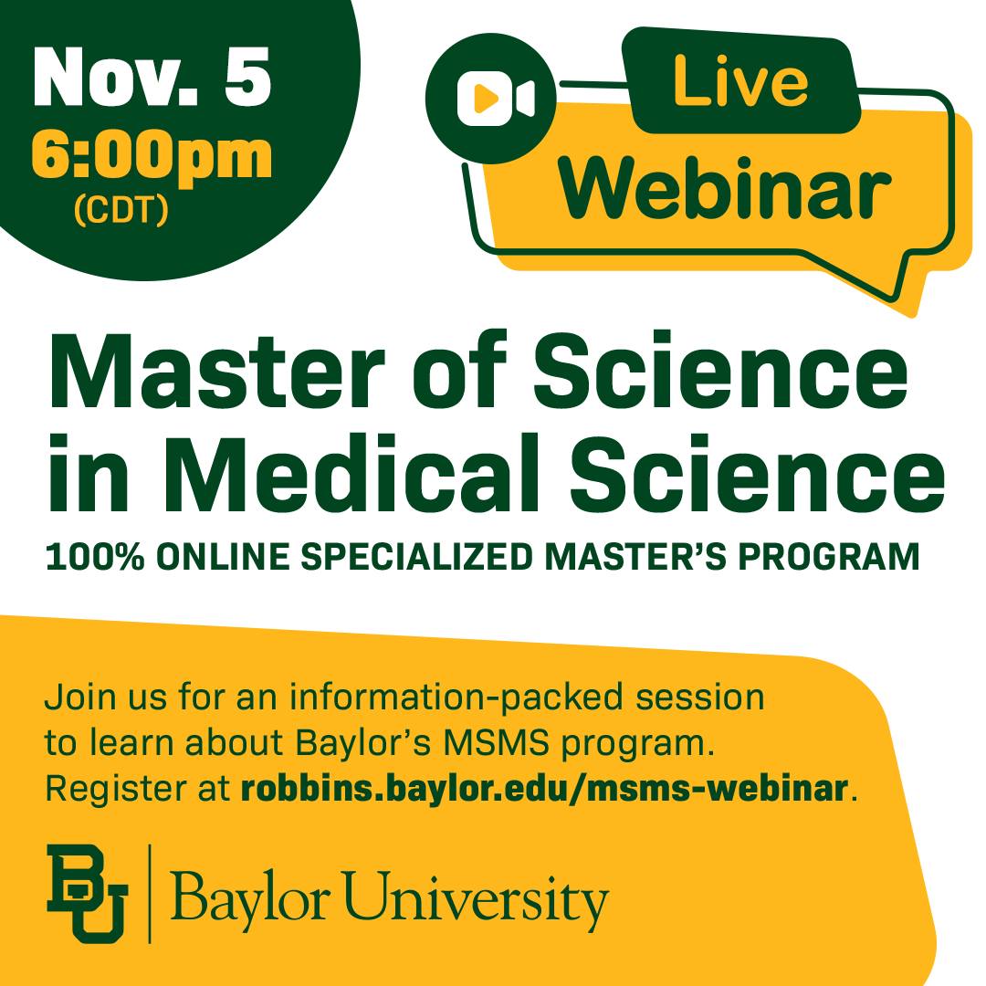 Baylor Master of Science in Medical Science | Waco TX