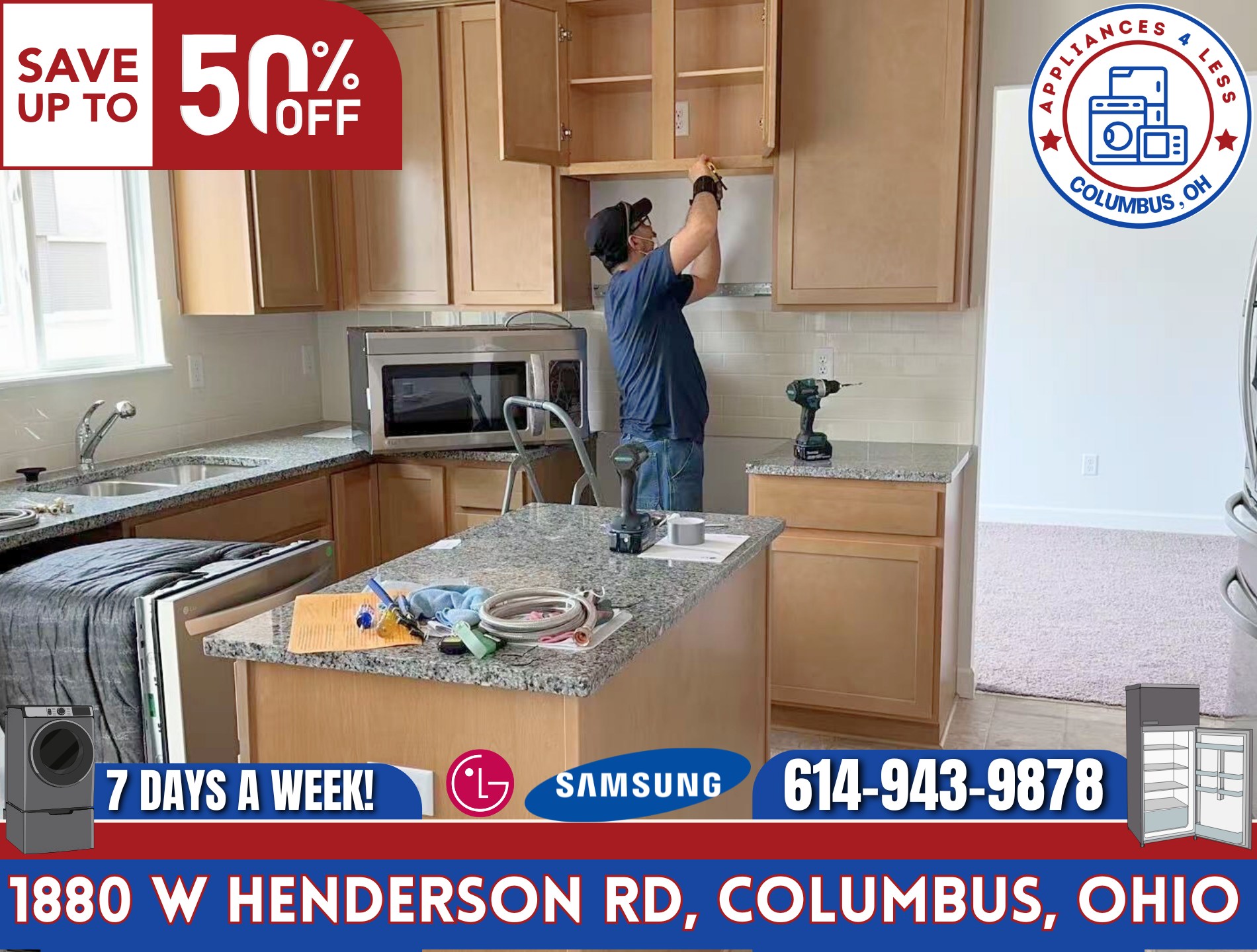 🛠️ Installation Day Done... - Appliances 4 Less Columbus | Facebook