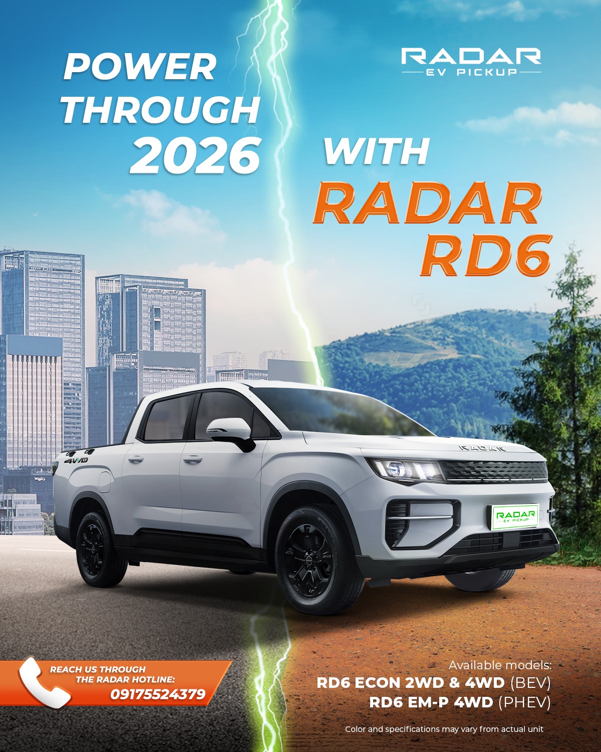 RADAR EV Pickup Philippines | Quezon City