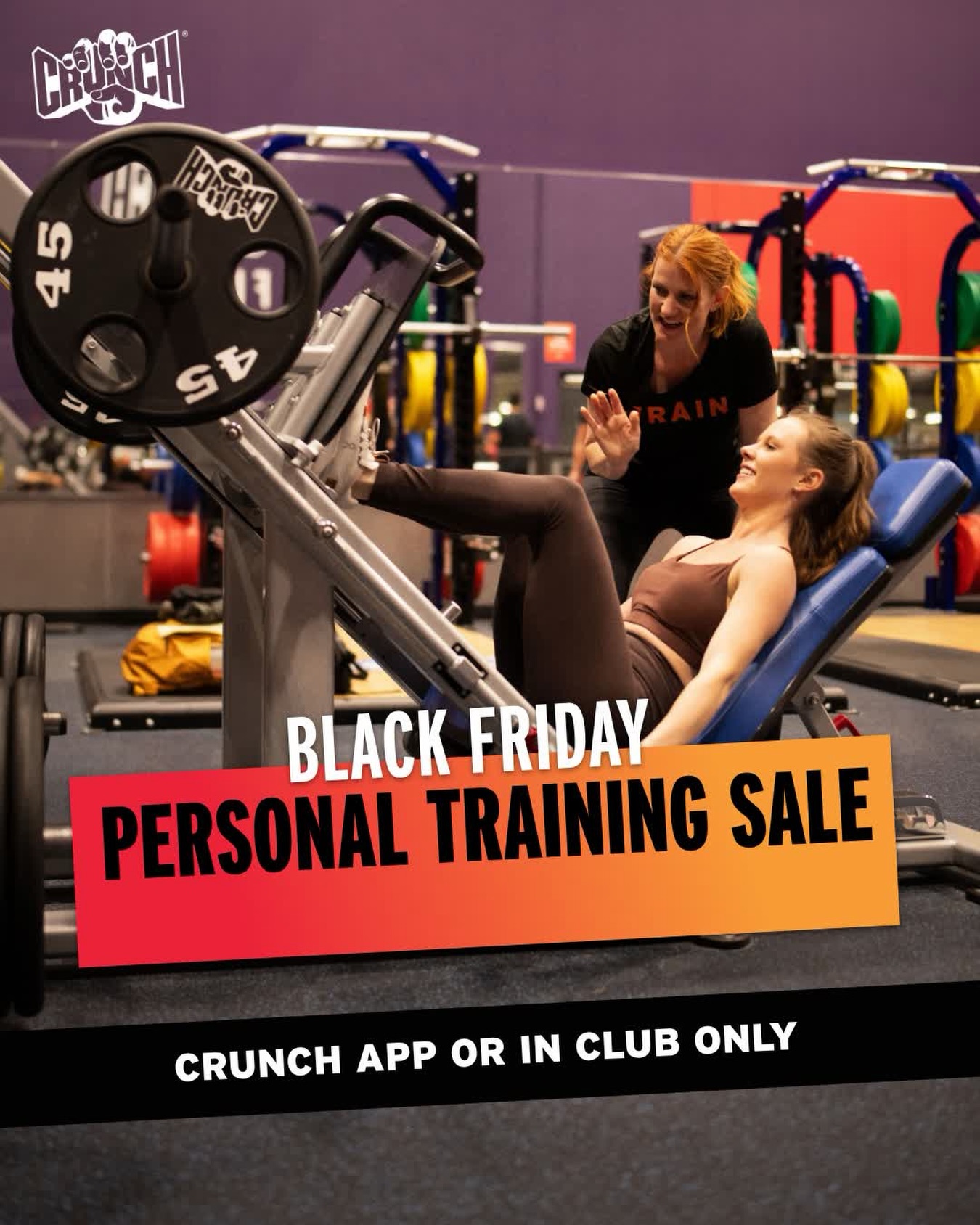 BLACK FRIDAY PT DEAL JUST... - Crunch Fitness - Leesburg | Facebook