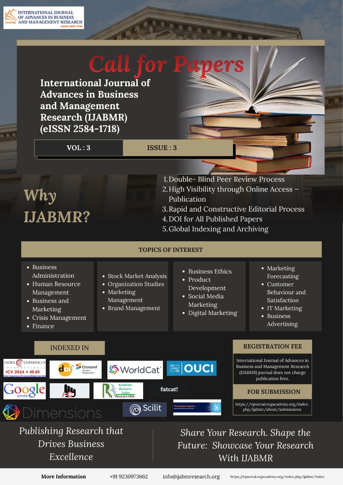 The International Journal of Advances in Business and Management Research