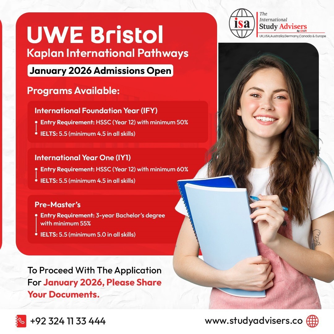 The International - Study in the UK – January 2026 Intake Now Open! UWE ...