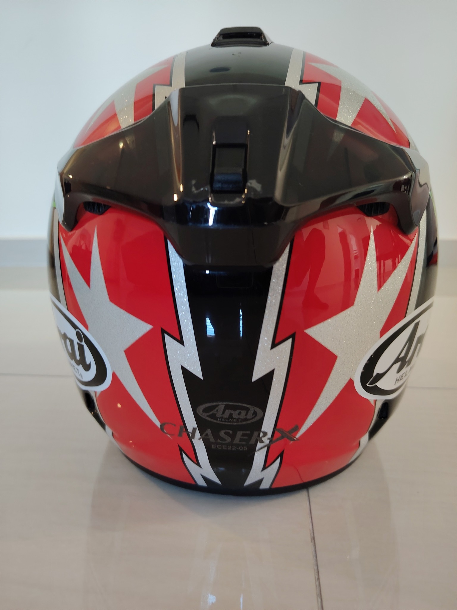 hjc cl x4 helmet Solid Mens CL-X7 Off-Road/Dirt Bike Motorcycle Helmet, 4X-Large : Automotive Casco MotoGP Color:Frozen white or trail Saquon Barkley signed New