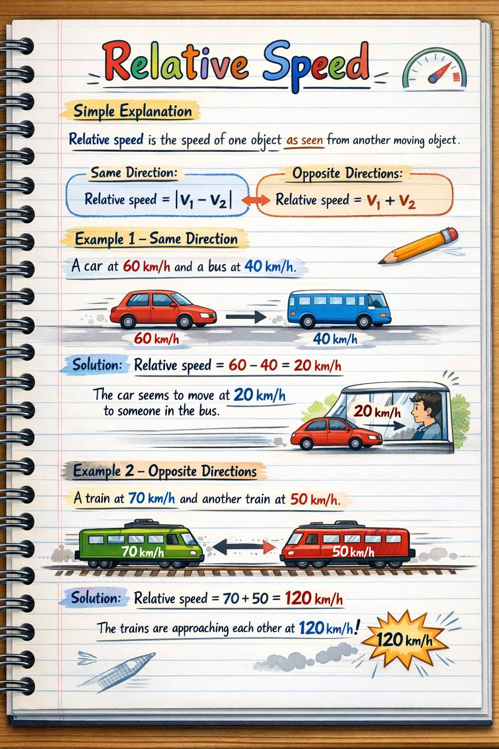 The Science - Relative Speed (Simple Explanation) Relative speed is the ...