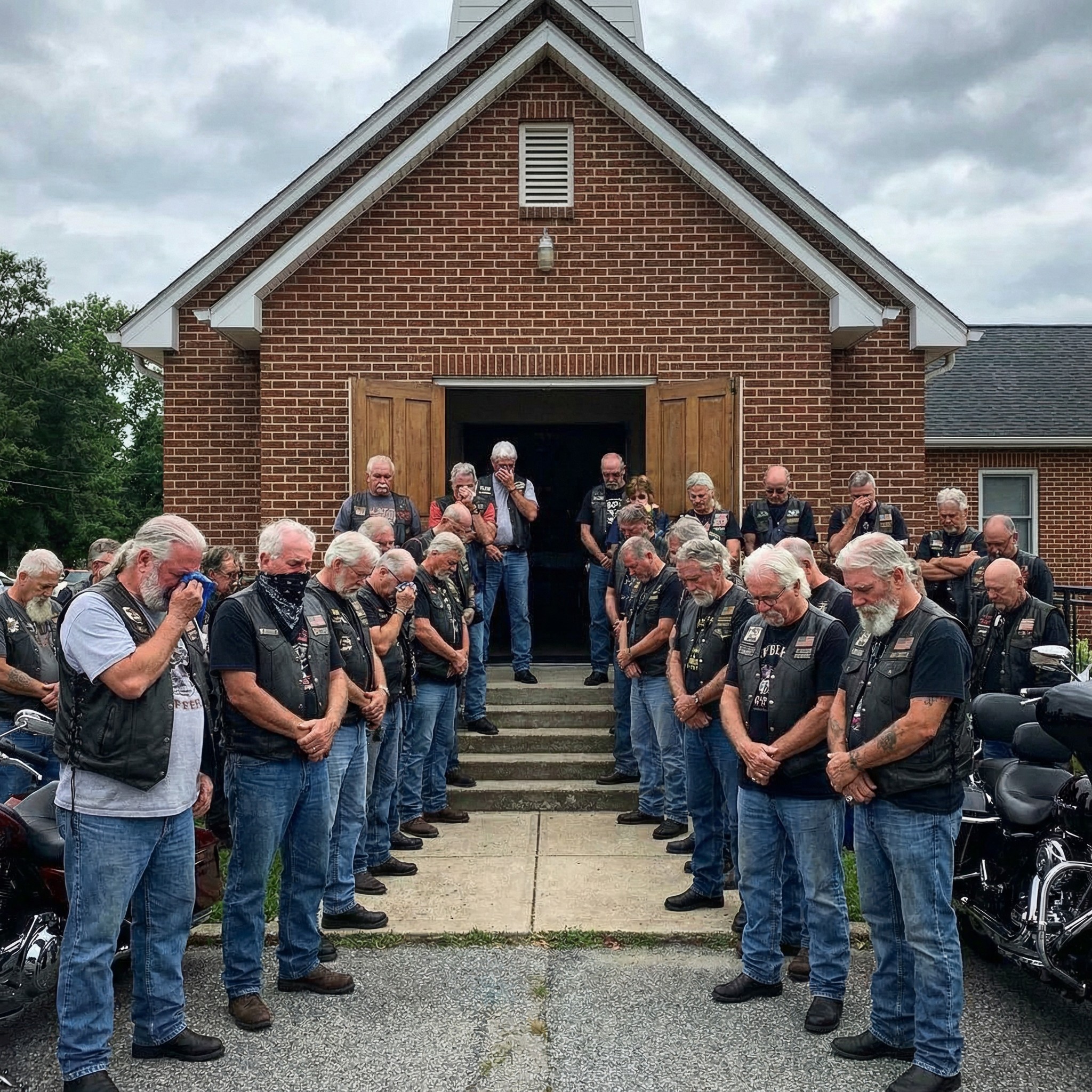 Bikers - I Saw 50+ Bikers Crying Outside the Church I was on my way to ...
