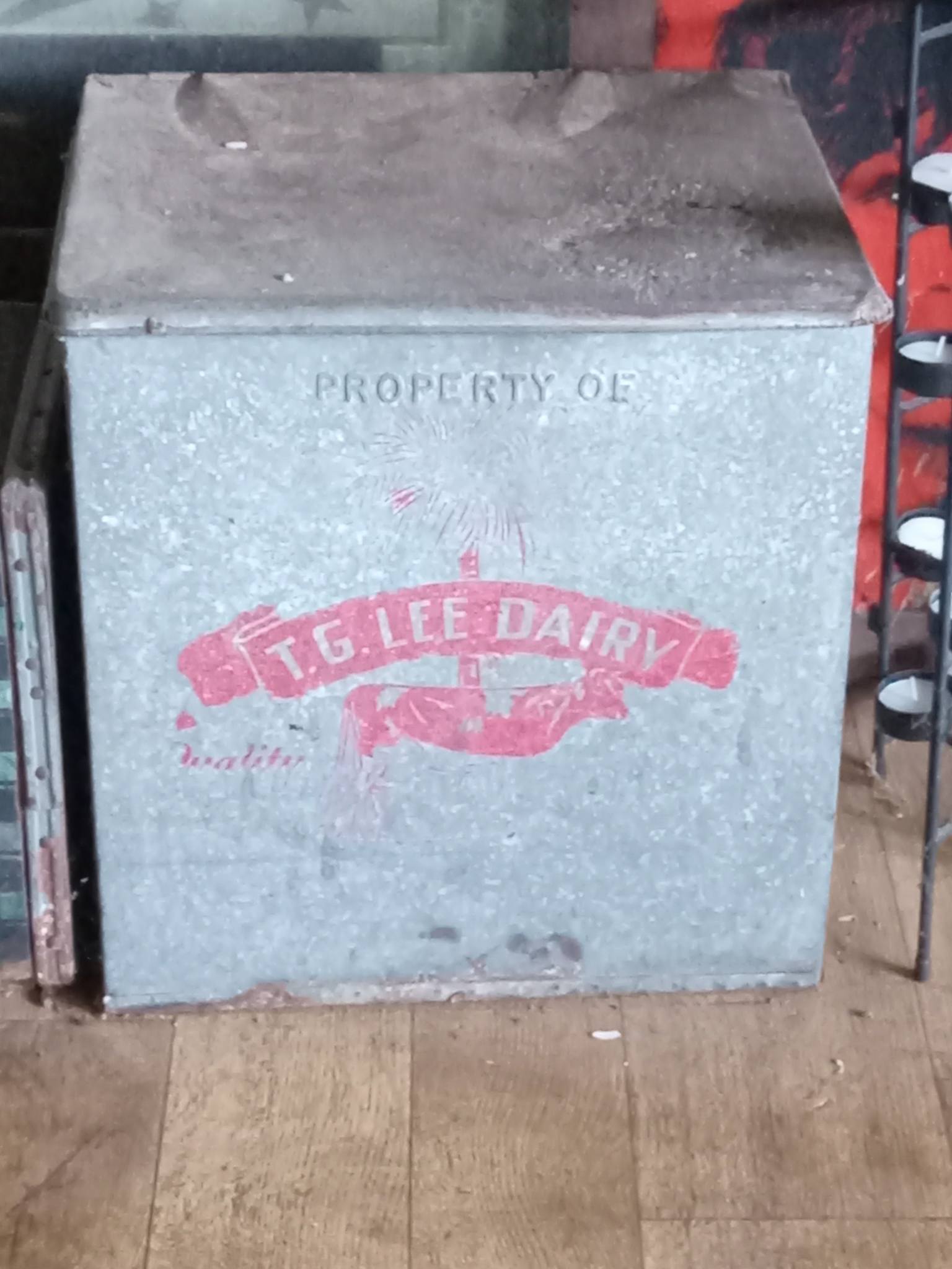 Remember when T.G. Lee delivered milk and left it in one of these?
