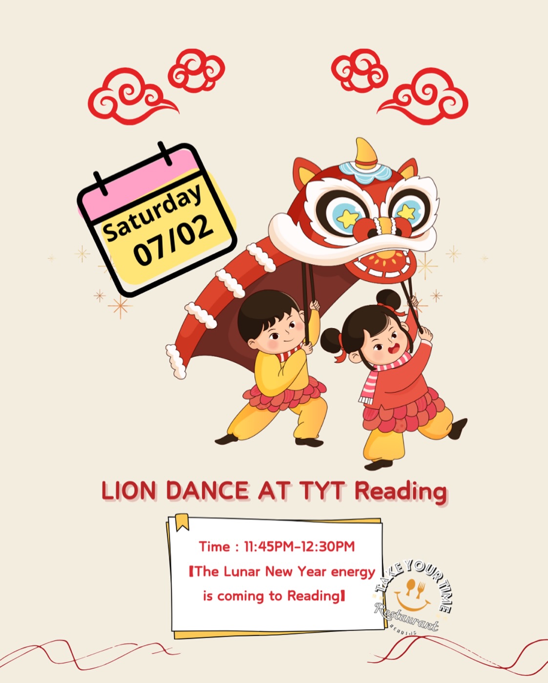 Take - 🦁 LION DANCE AT TYT! The Lunar New Year energy is coming to ...