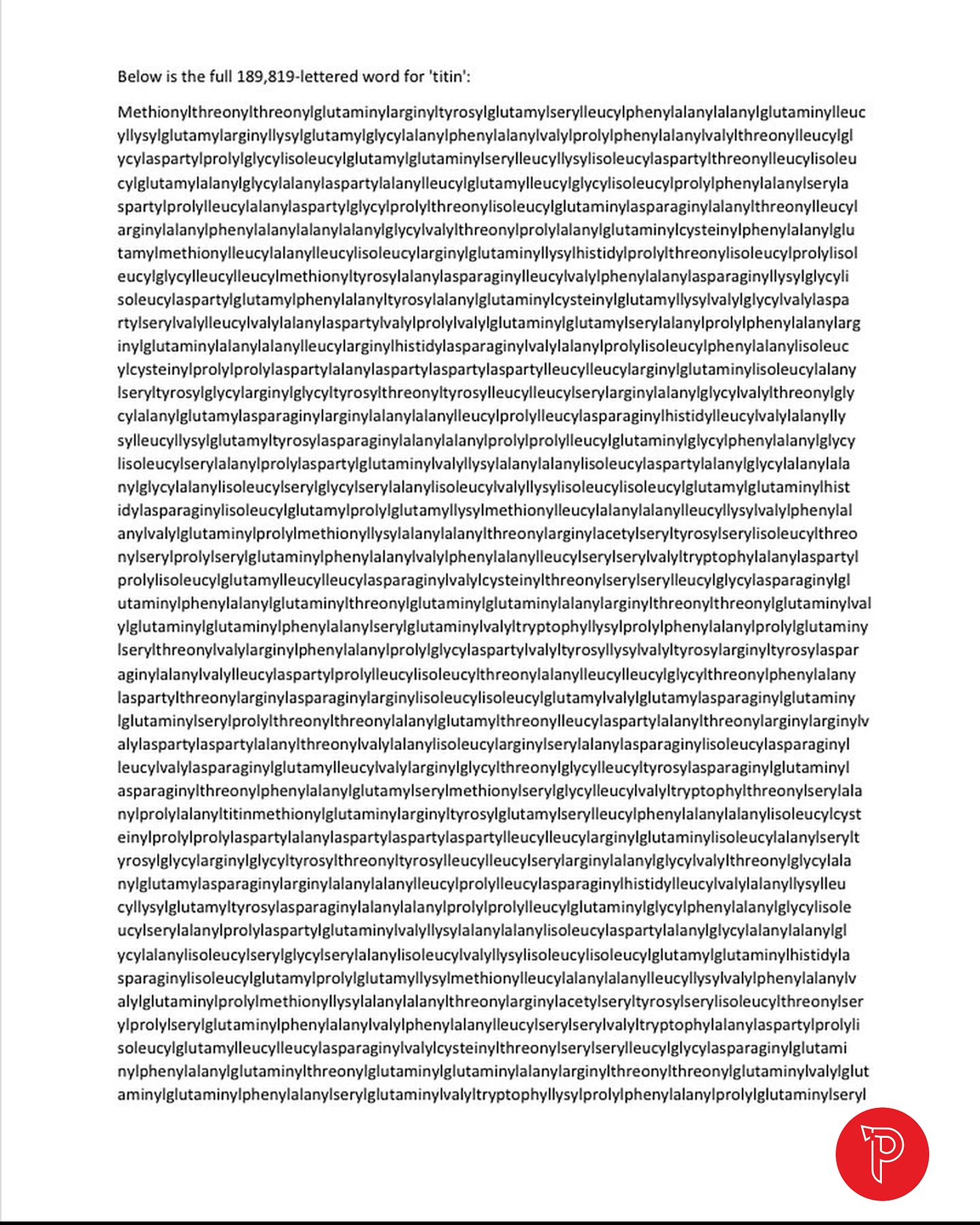 Did you know the longest word in English has 189,819 letters? It's