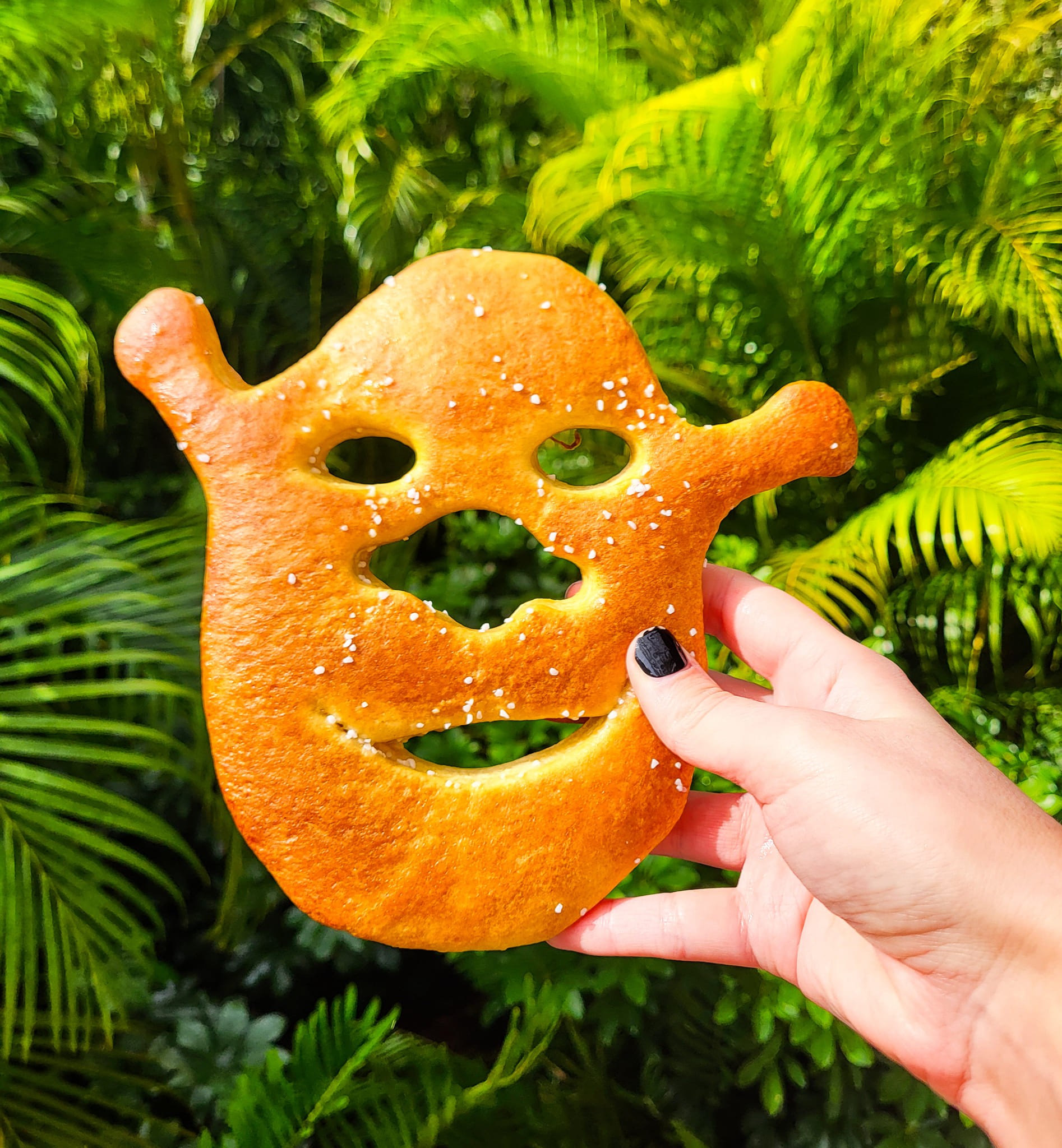 Snackin' in the swamp 🐸✨ Our #treatofthemonth is the Shrekzel
