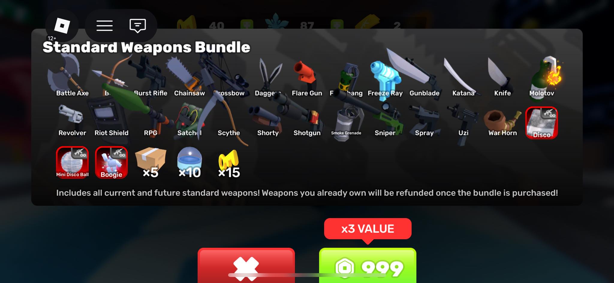 Rivals VN (roblox) | own all standard r thì dc hoàn key hả ae | Facebook