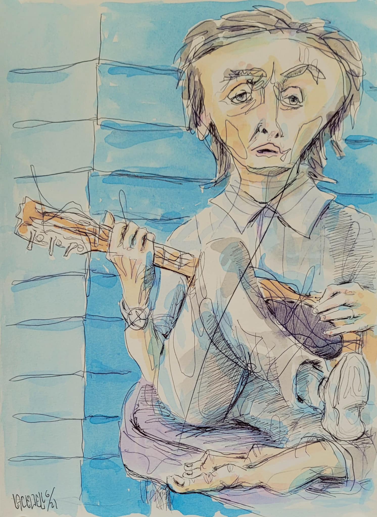 Paul McCartney - graphite on paper. Although I don't like making