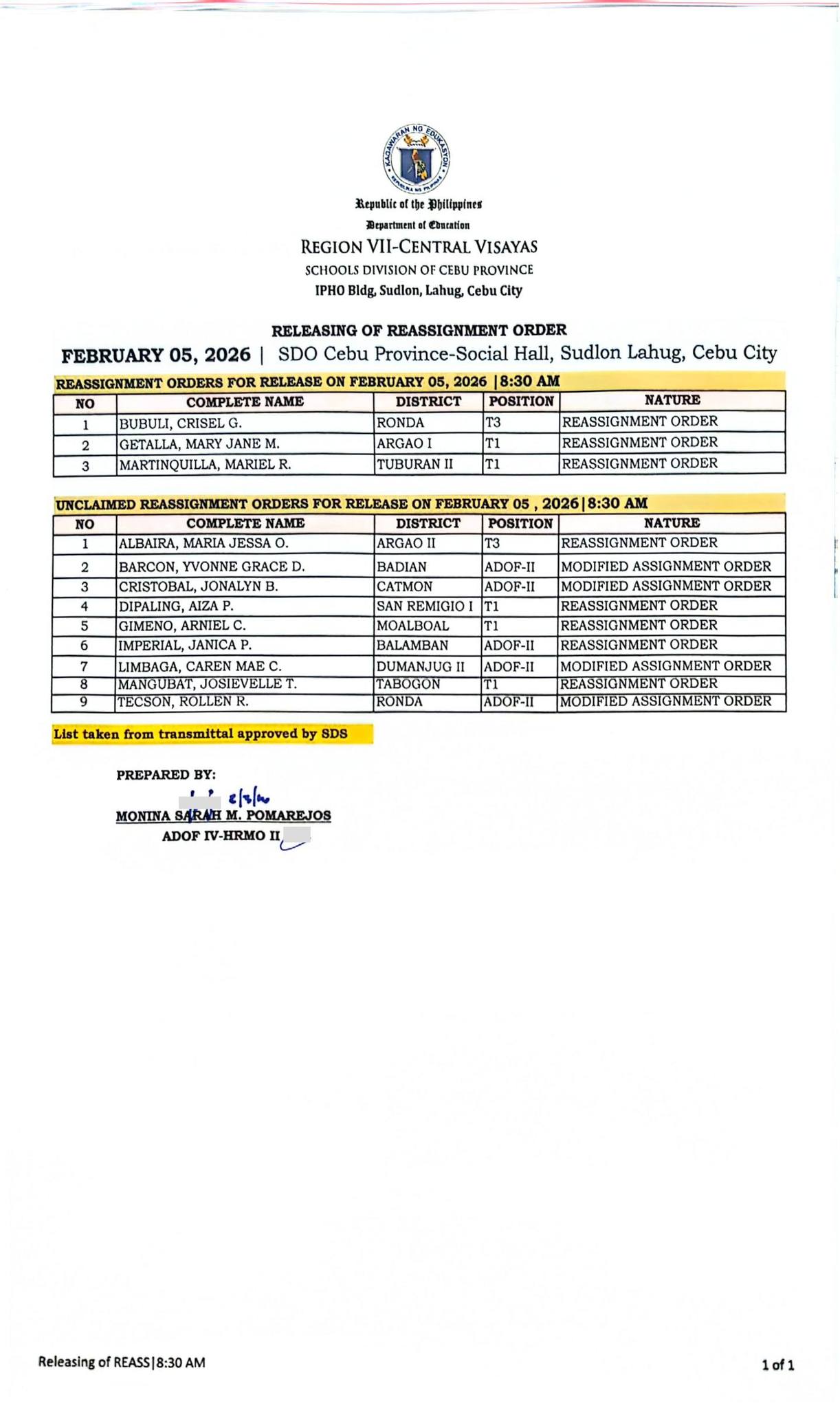 Deped Cordova... - Deped Cordova District - Region VII
