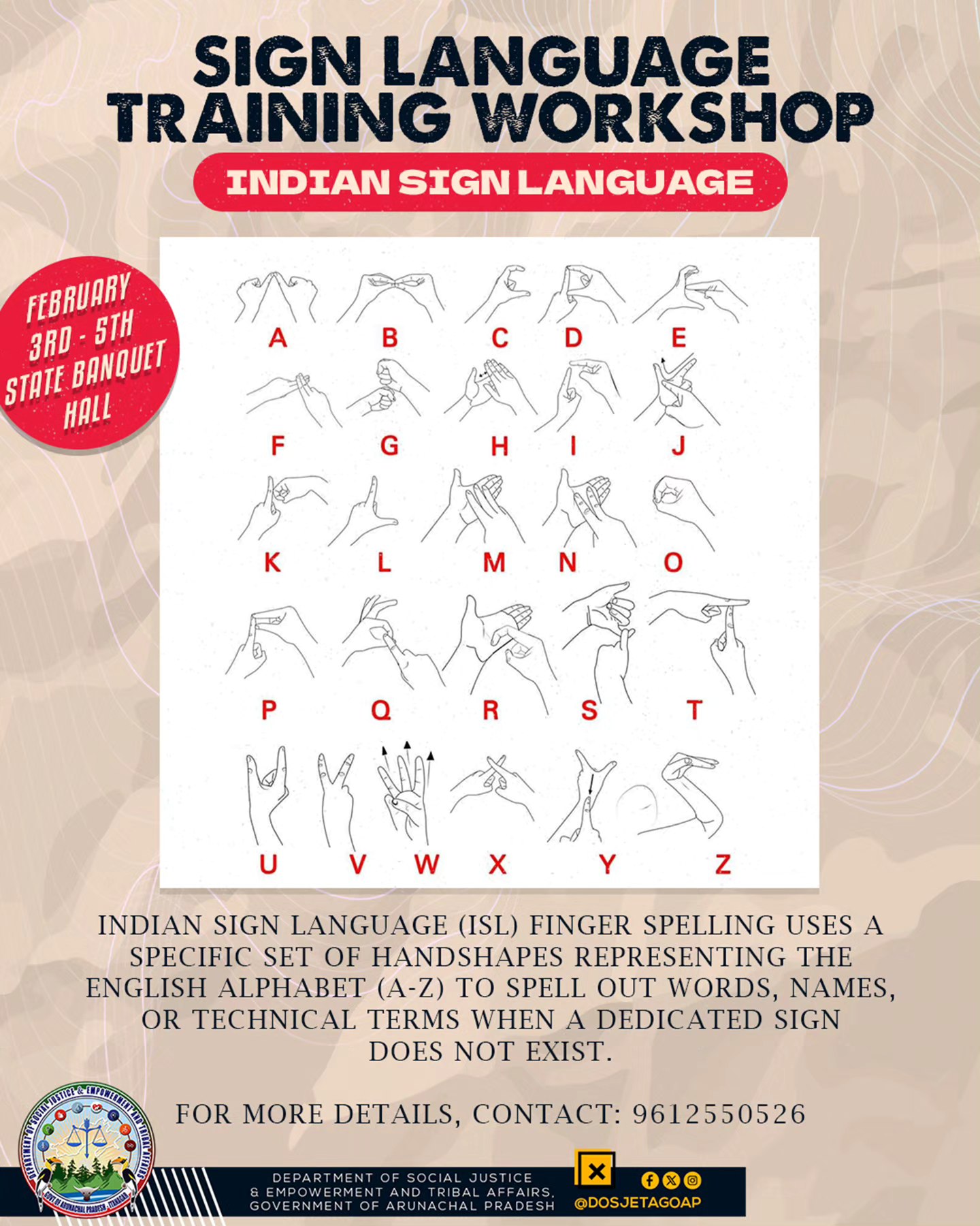 Indian Sign Language helps bridge communication gaps. 📅 3rd–5th ...