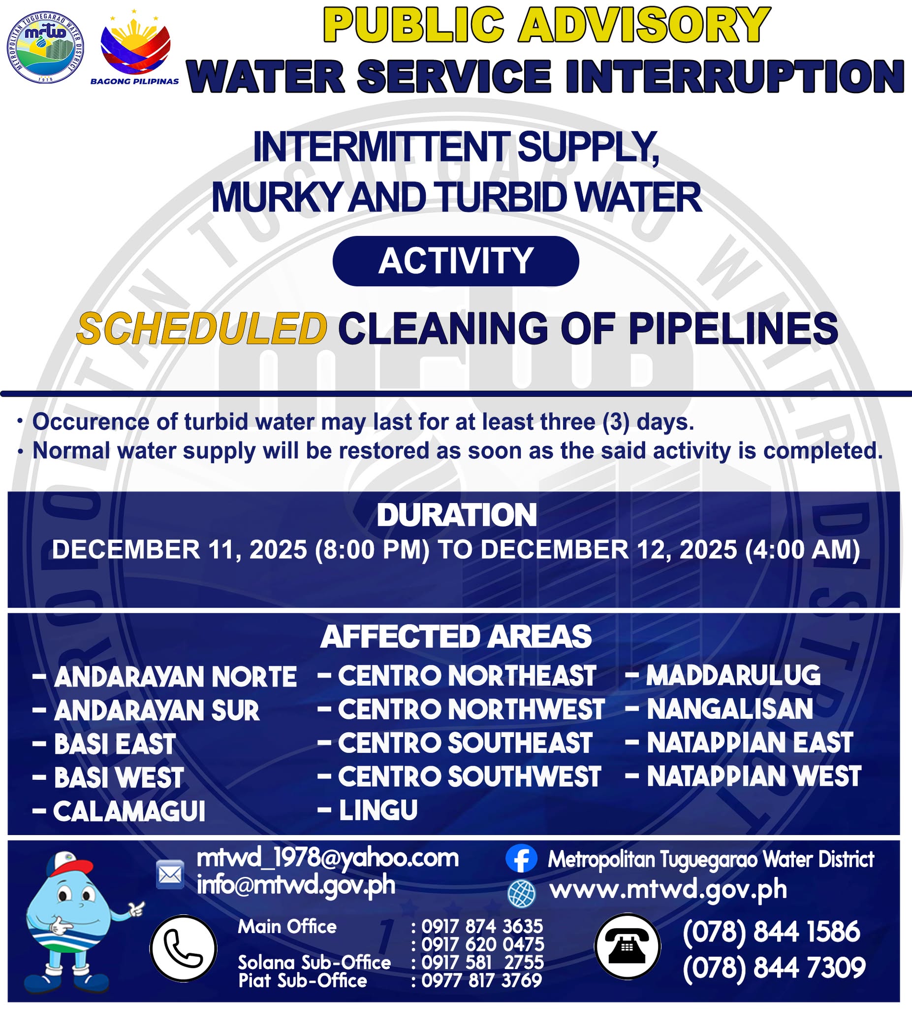 Metropolitan - 𝐒𝐂𝐇𝐄𝐃𝐔𝐋𝐄𝐃 𝐖𝐀𝐓𝐄𝐑 𝐒𝐄𝐑𝐕𝐈𝐂𝐄 𝐈𝐍𝐓𝐄𝐑𝐑𝐔𝐏𝐓𝐈𝐎𝐍 𝐀𝐃𝐕𝐈𝐒𝐎𝐑𝐘 𝐃𝐚𝐭𝐞 ...