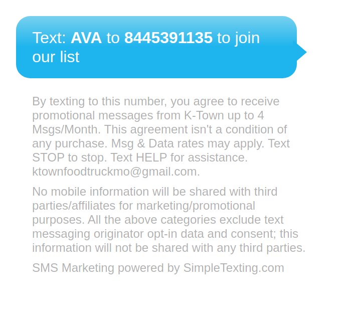 K-Town - Text the name of your town EXACTLY like the... | Facebook