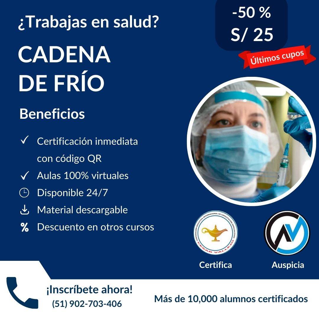 Colectivo - 🥶 Curso Online: Cadena de Frío en Salud 🧑‍⚕️ Conoce cómo ...