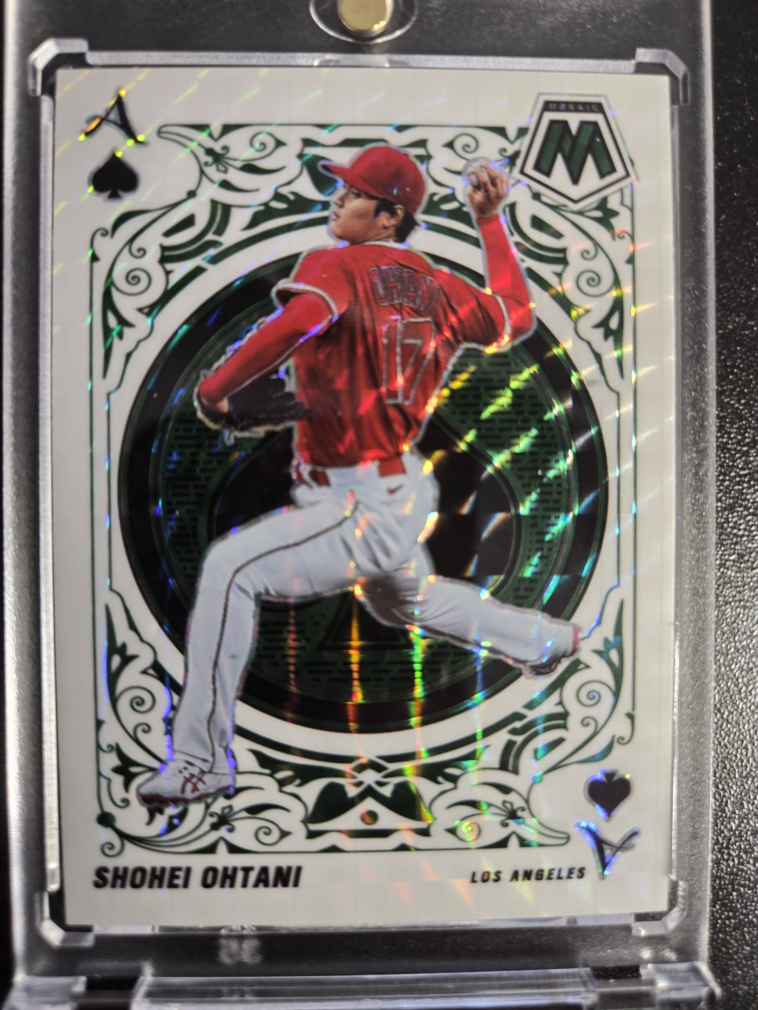 Ohtani all aces mosaic green prizm price