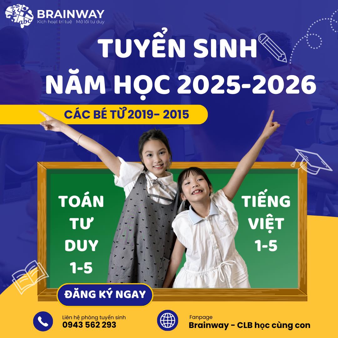 Brainway trung tâm bồi dưỡng kiến thức tiểu học | Hanoi