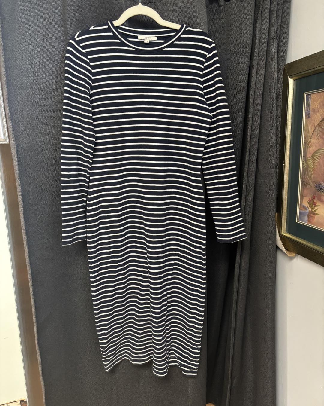 chinese dress ladies Classic Striped Long Sleeve Top