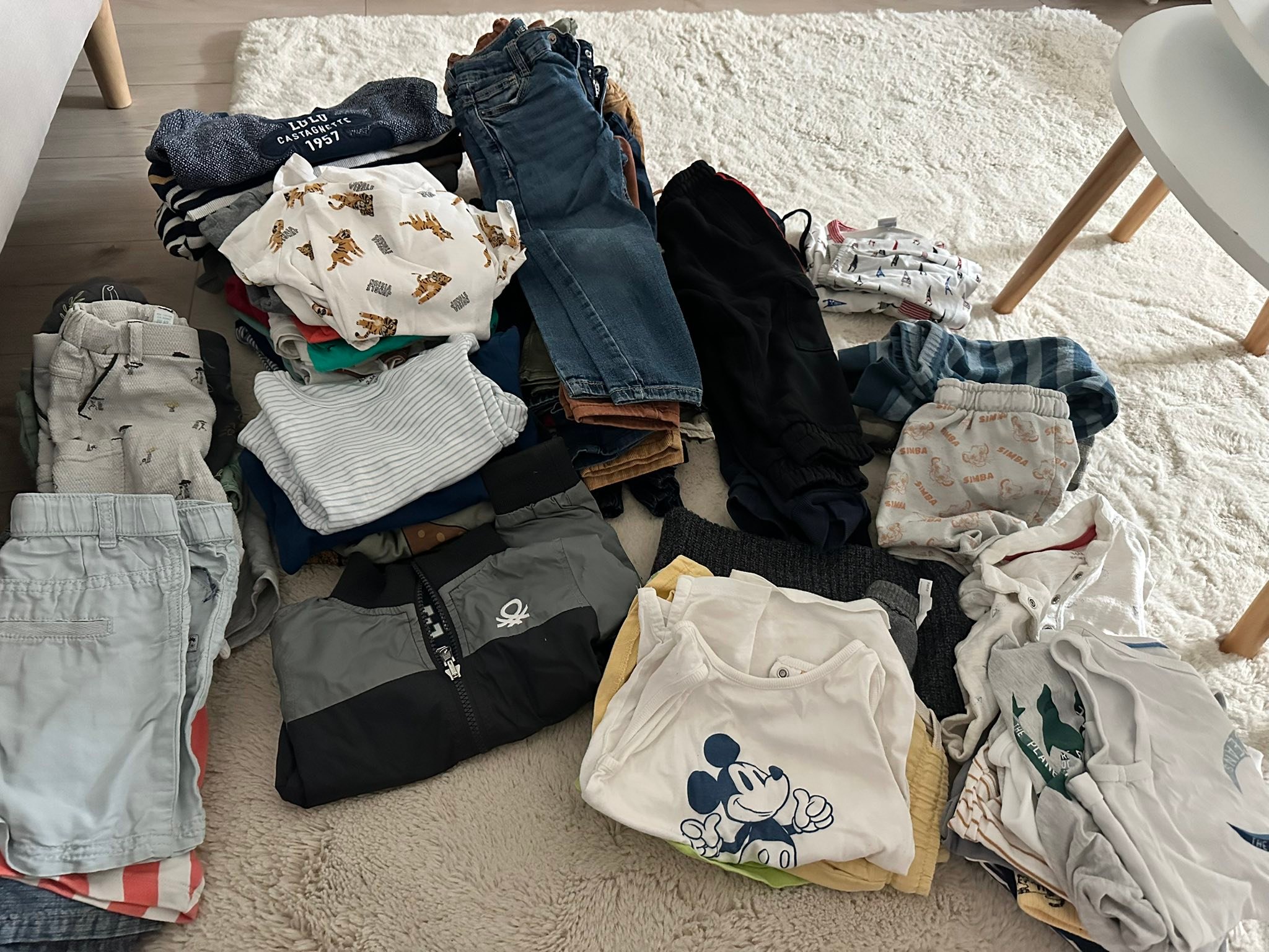 Lot De 6 Vêtements Bébé Fille 12-18 Mois - Multicouleur - Occasion Très Bon état
