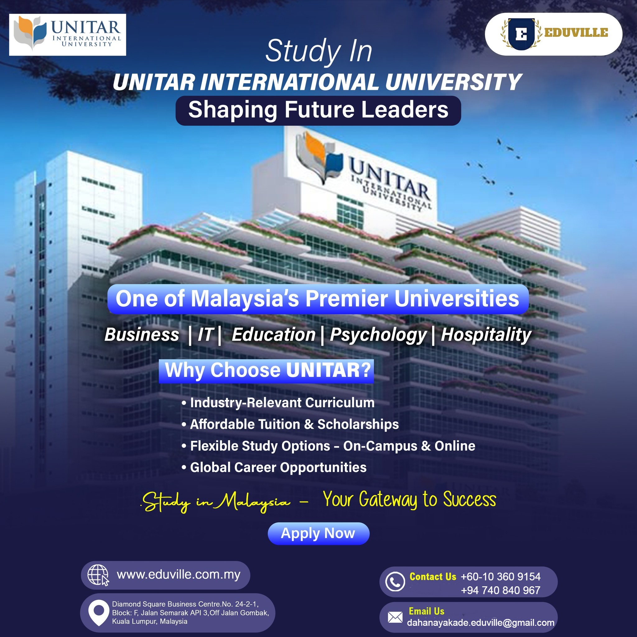 Eduville - Study in Malaysia – Your Gateway to Global Success! Join ...